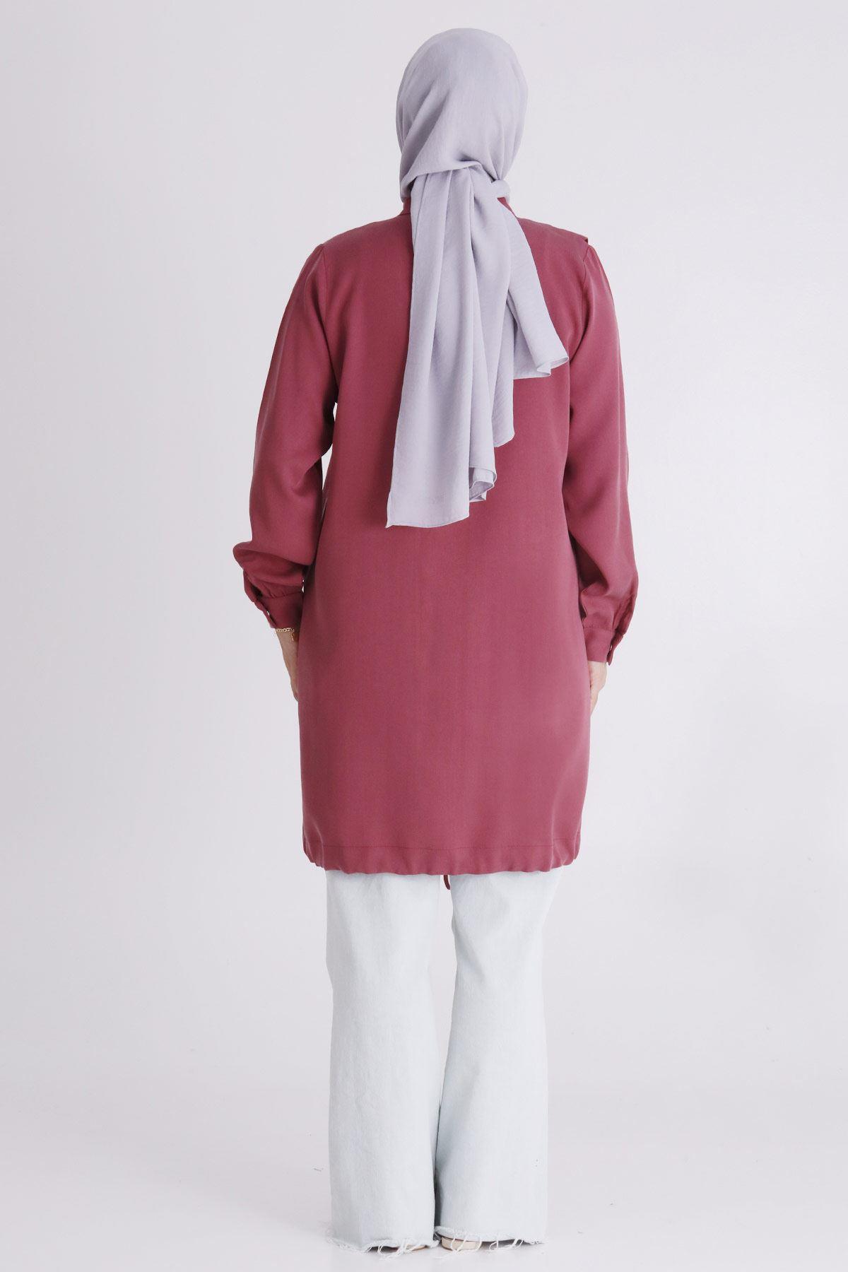 Behrem Büyük Beden Tunik Dut OTW2546