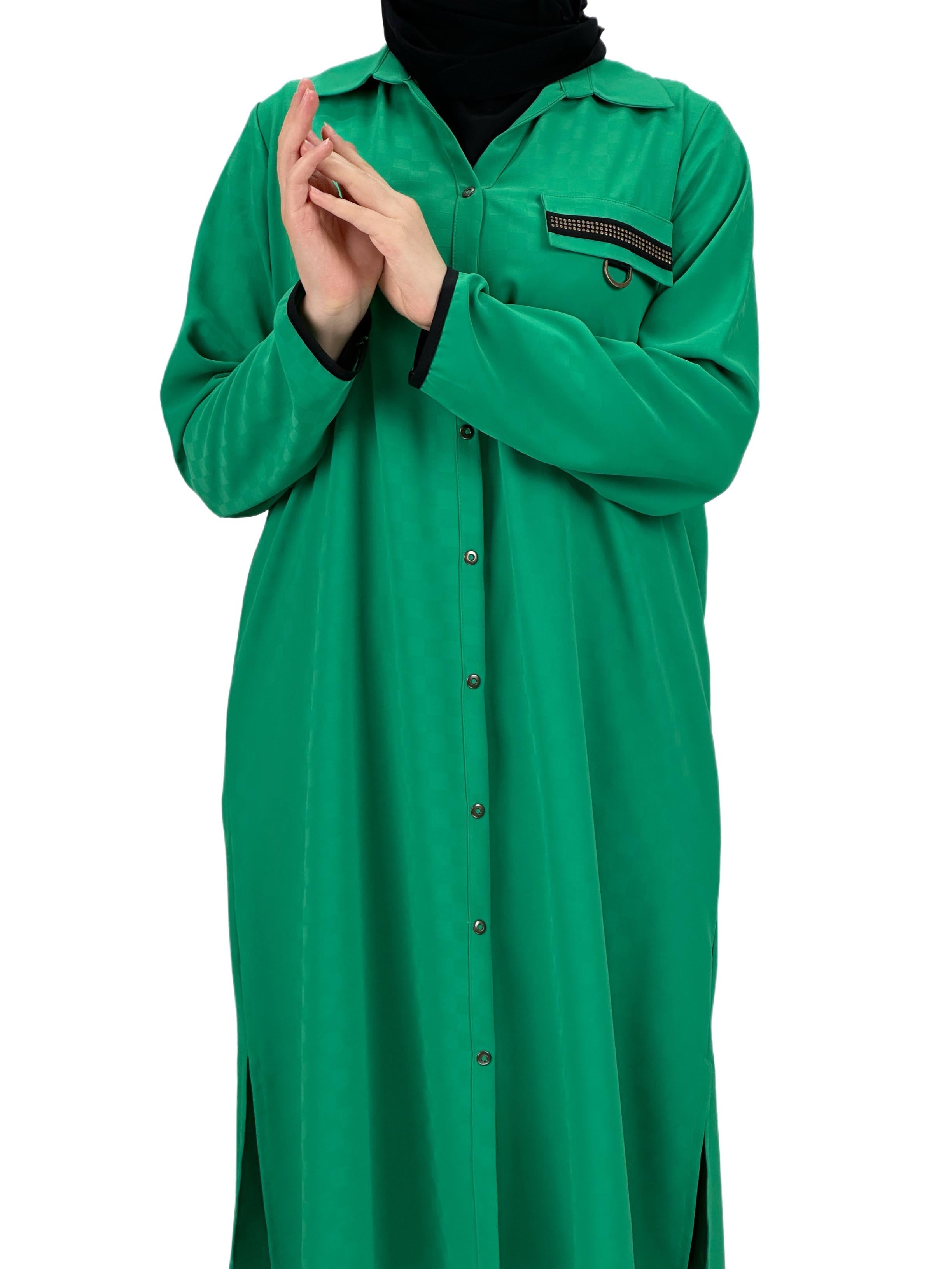 Büyük Beden Çıtçıtlı Tunik Benetton OTW60660