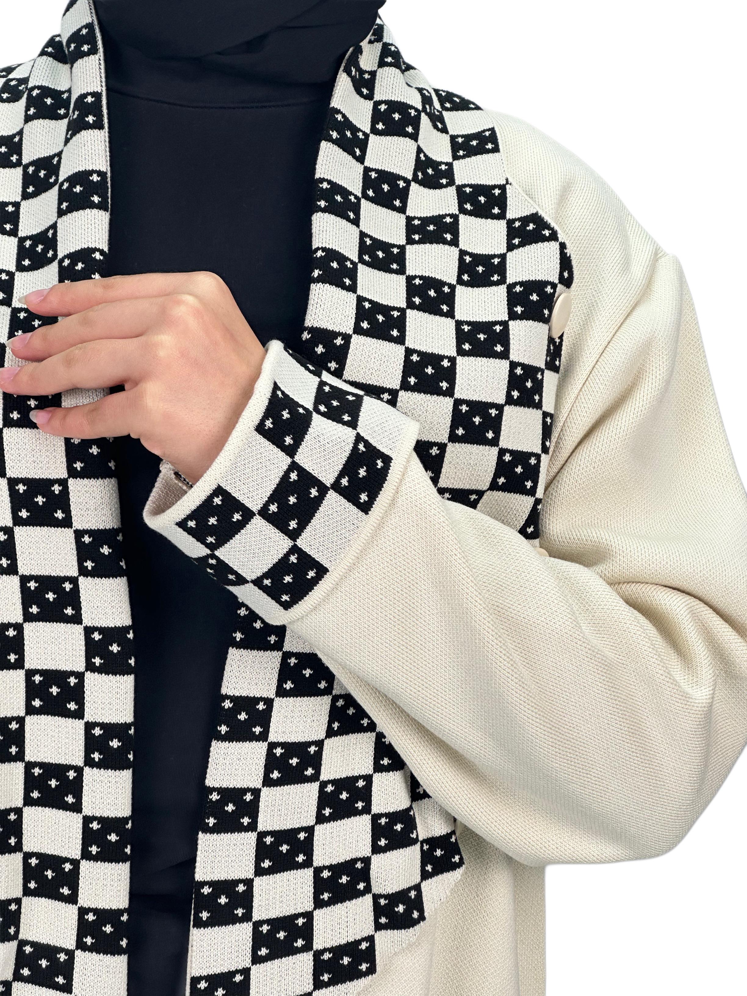 Çelik Örme Triko Hırka Krem OTW116