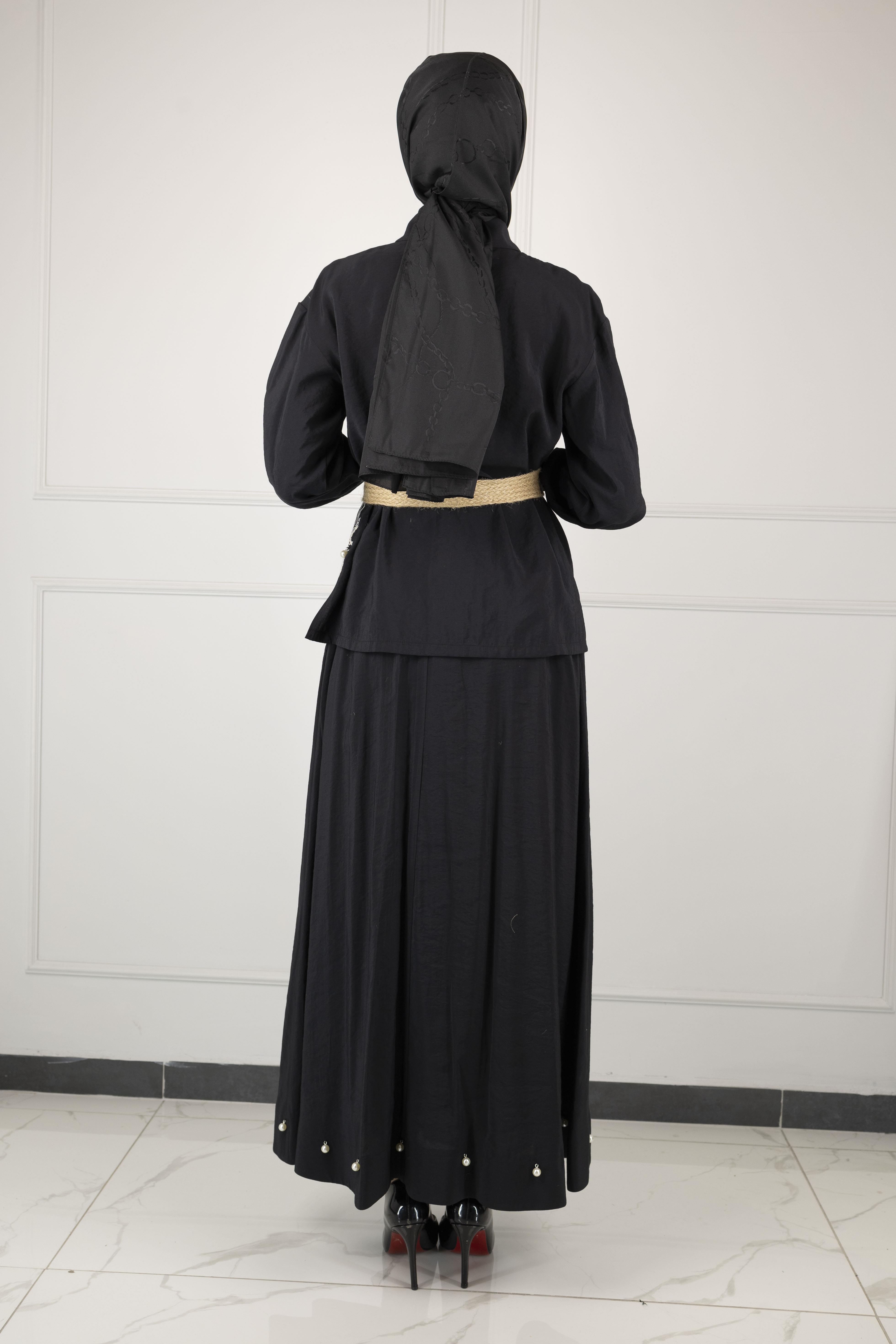 ETEKLİ TAKIM Siyah OTW44813