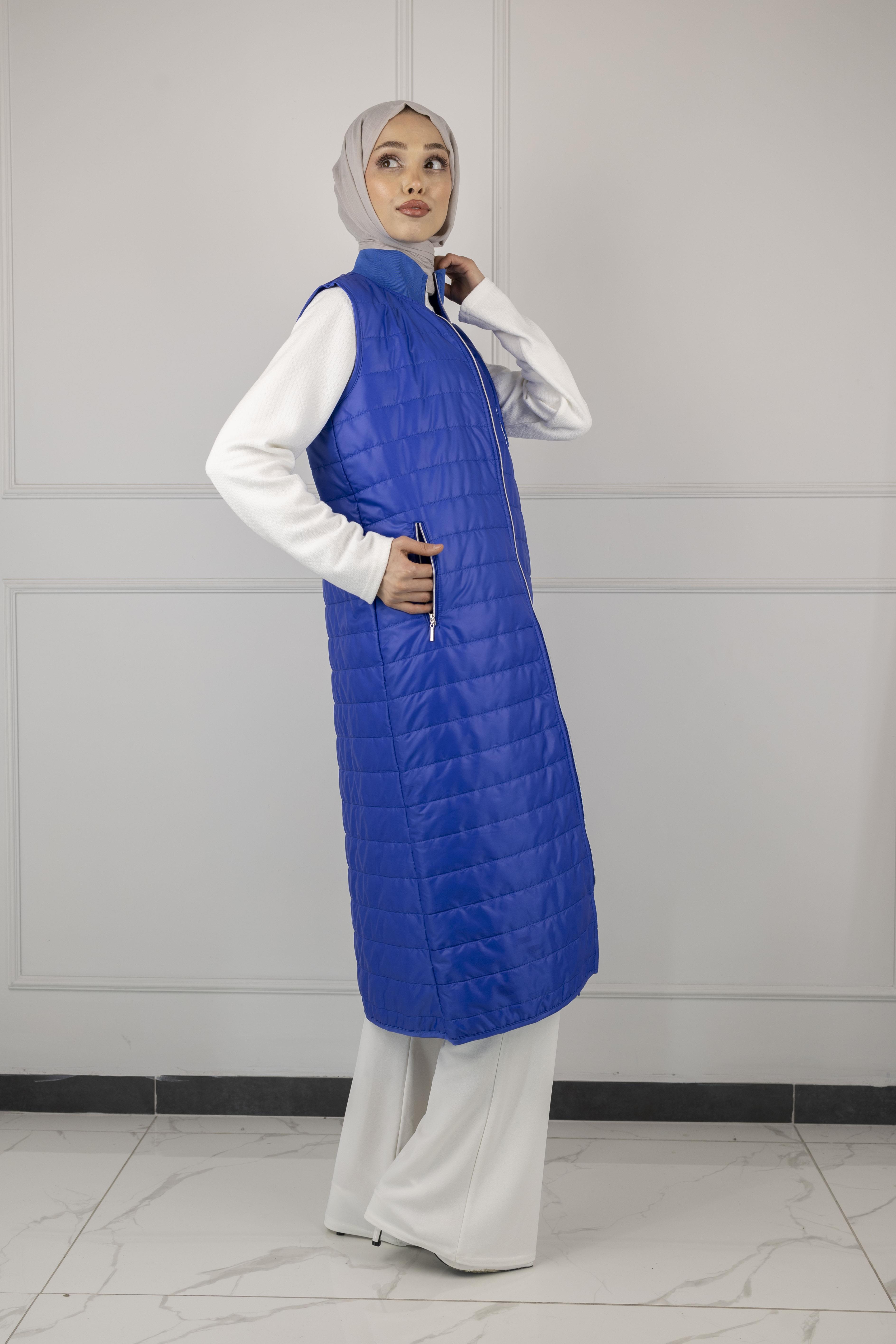 Kapitone Yelek Saks OTW6014