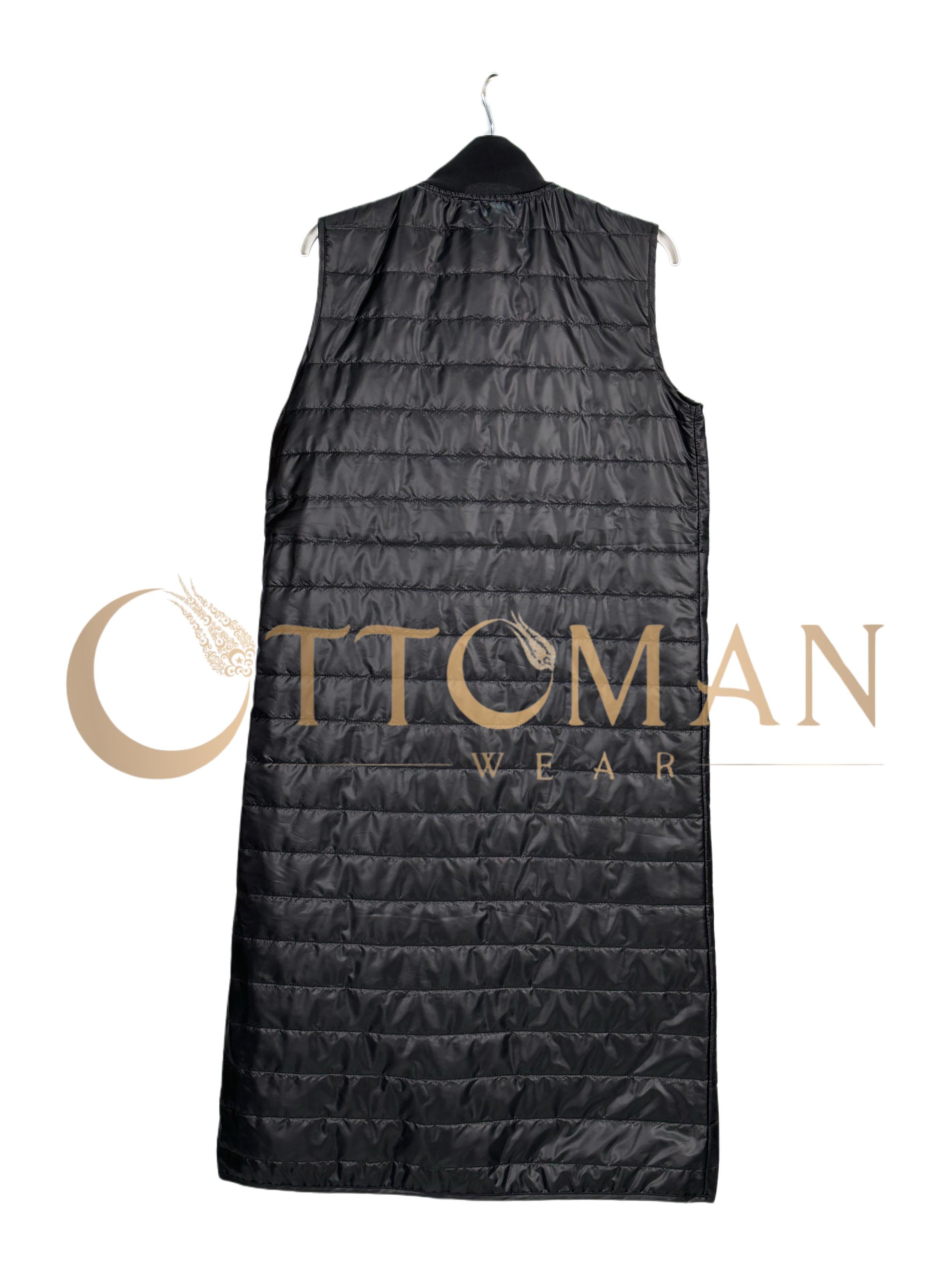 Kapitone Yelek Siyah OTW6014