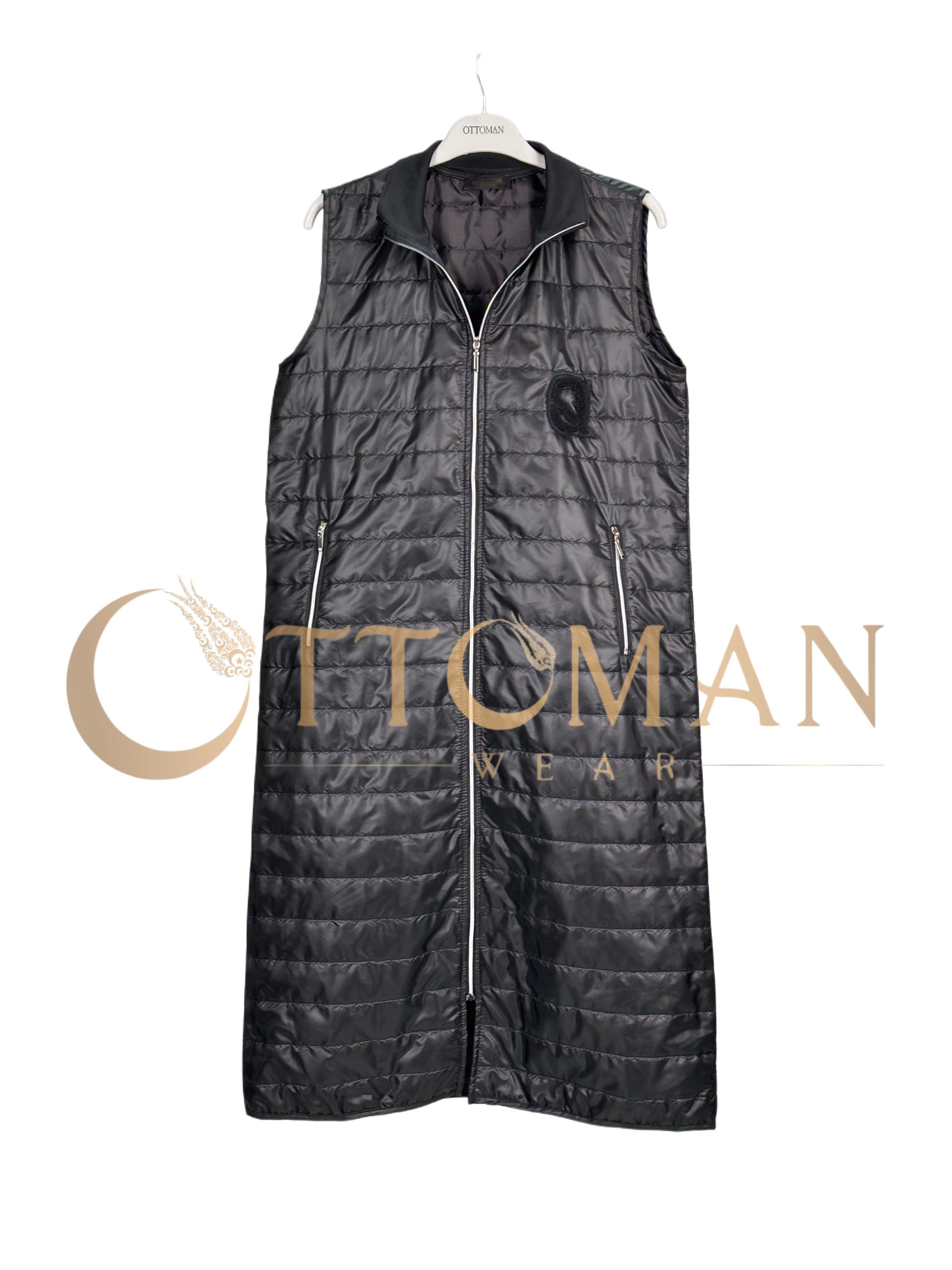 Kapitone Yelek Siyah OTW6014