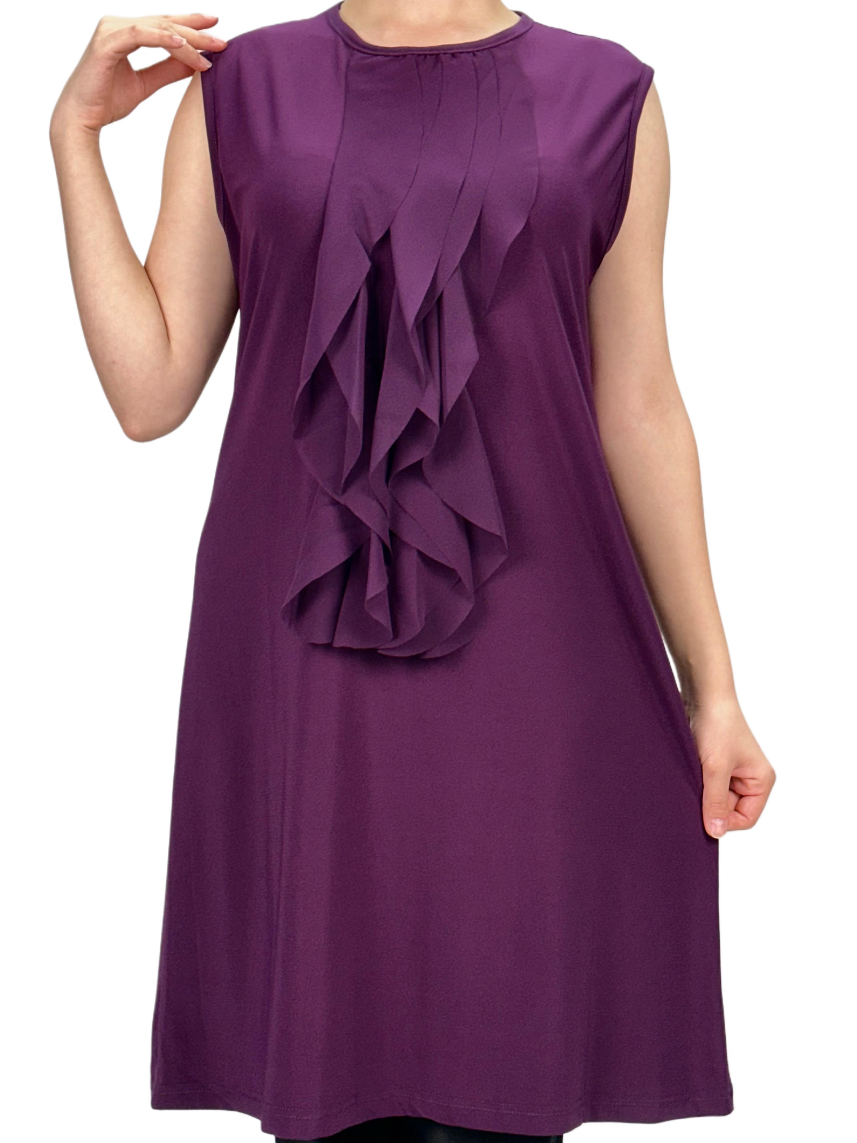 Kolsuz Volanlı İçlik Mor OTW8823