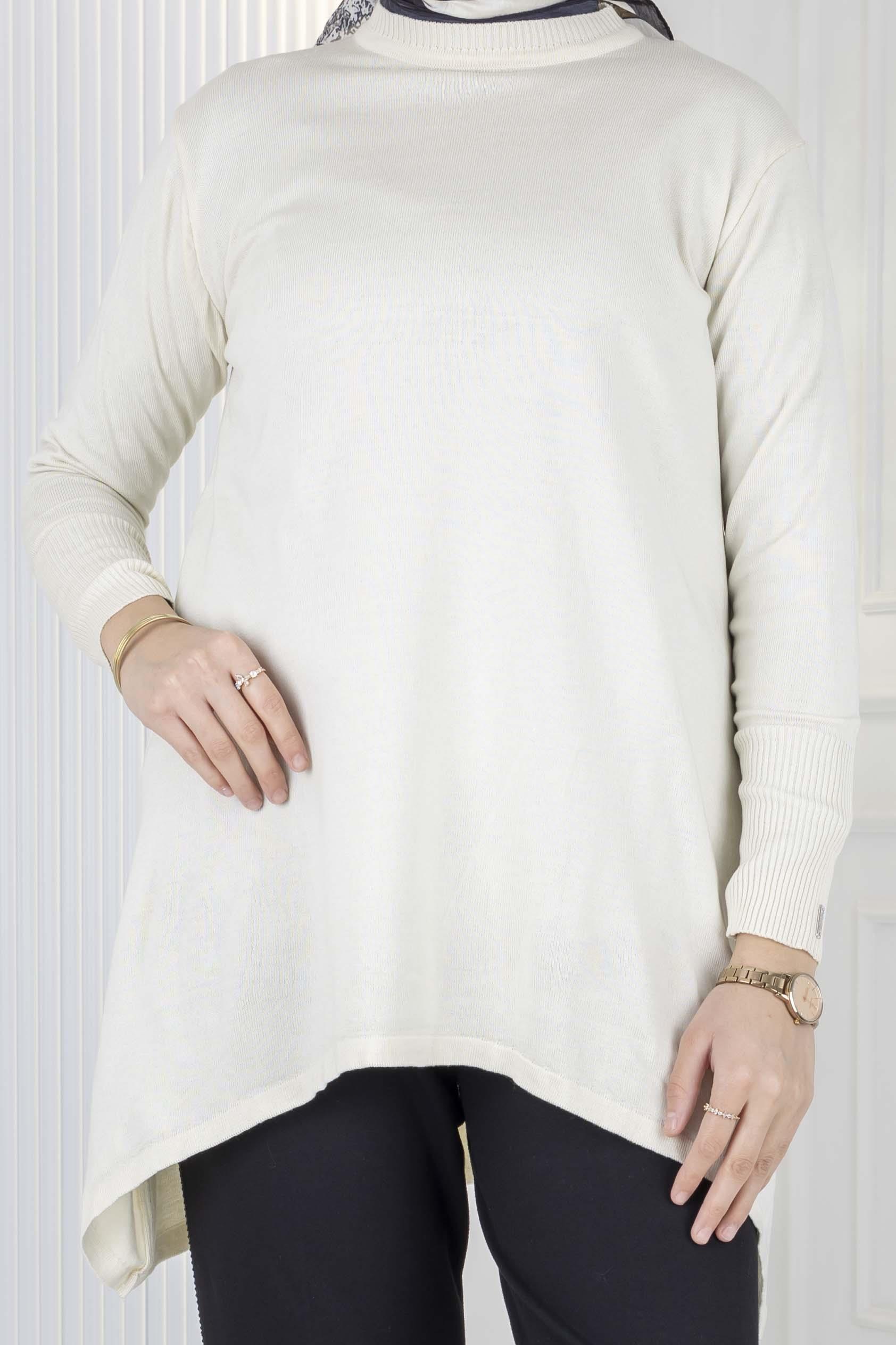 Merserize Triko Tunik Ekru OTW884