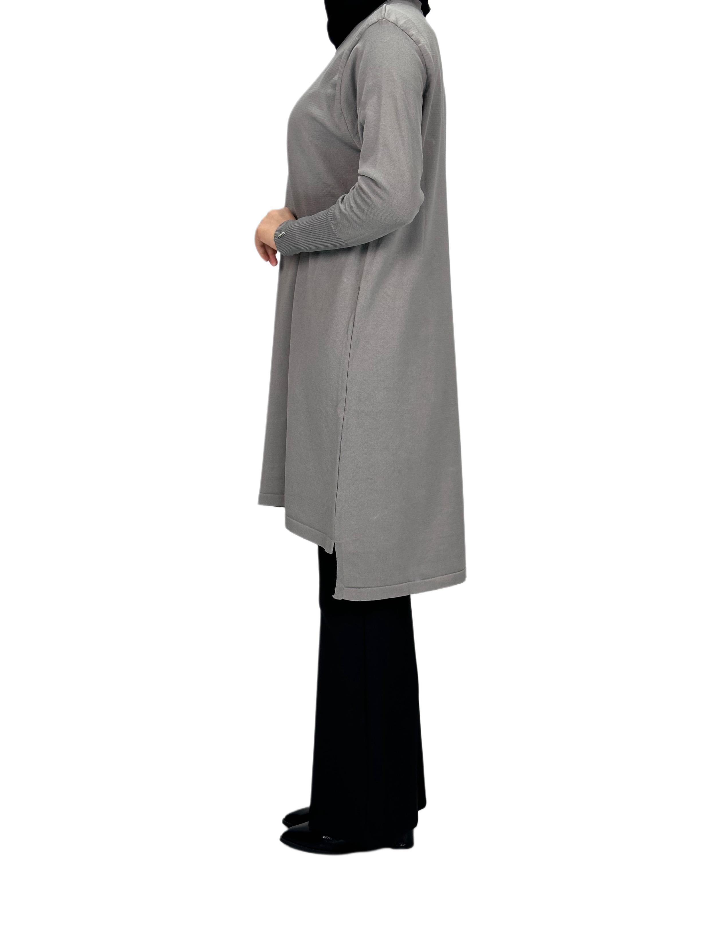 Merserize Triko Tunik Gri OTW121