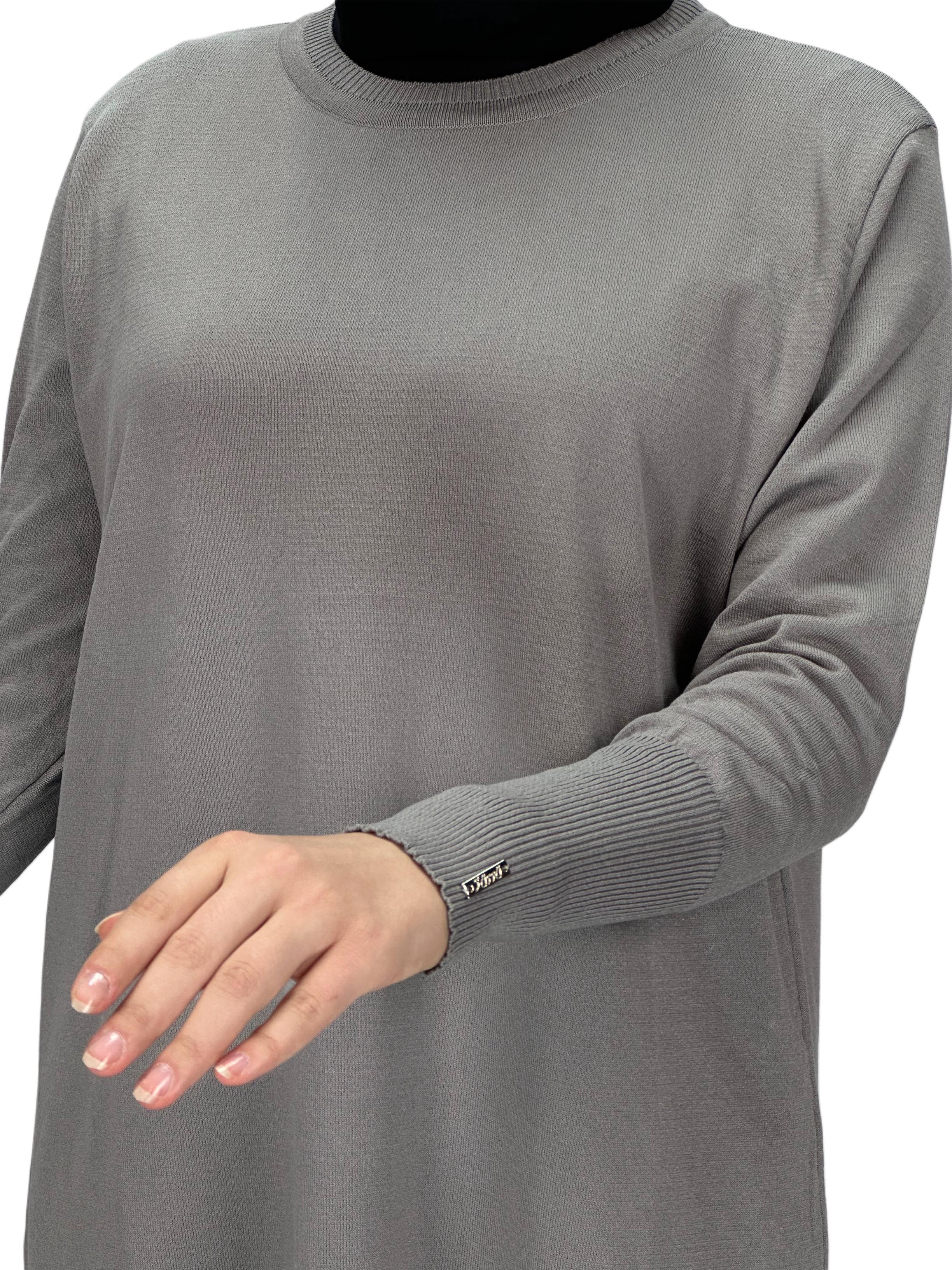 Merserize Triko Tunik Gri OTW121