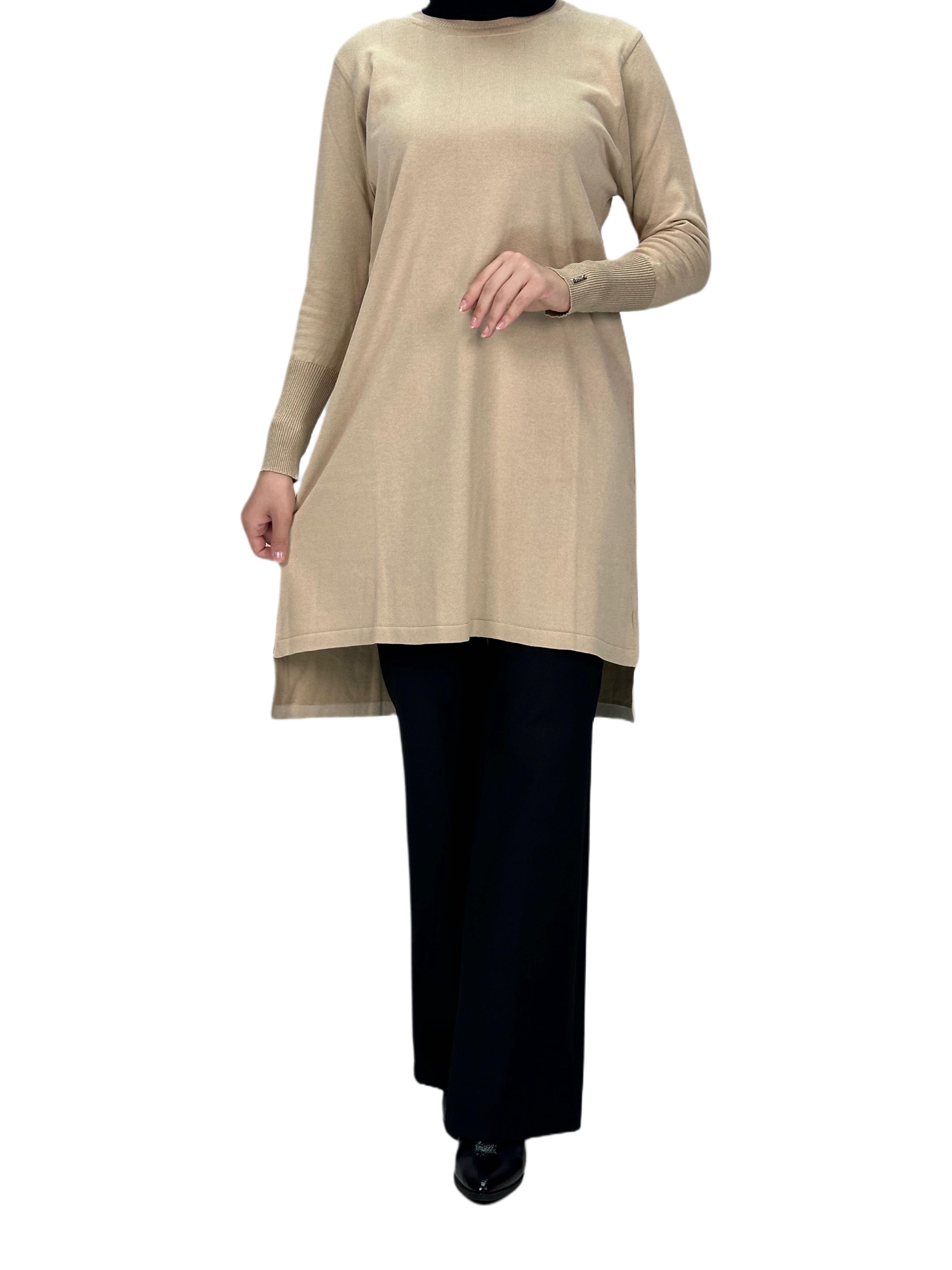 Merserize Triko Tunik Krem OTW121