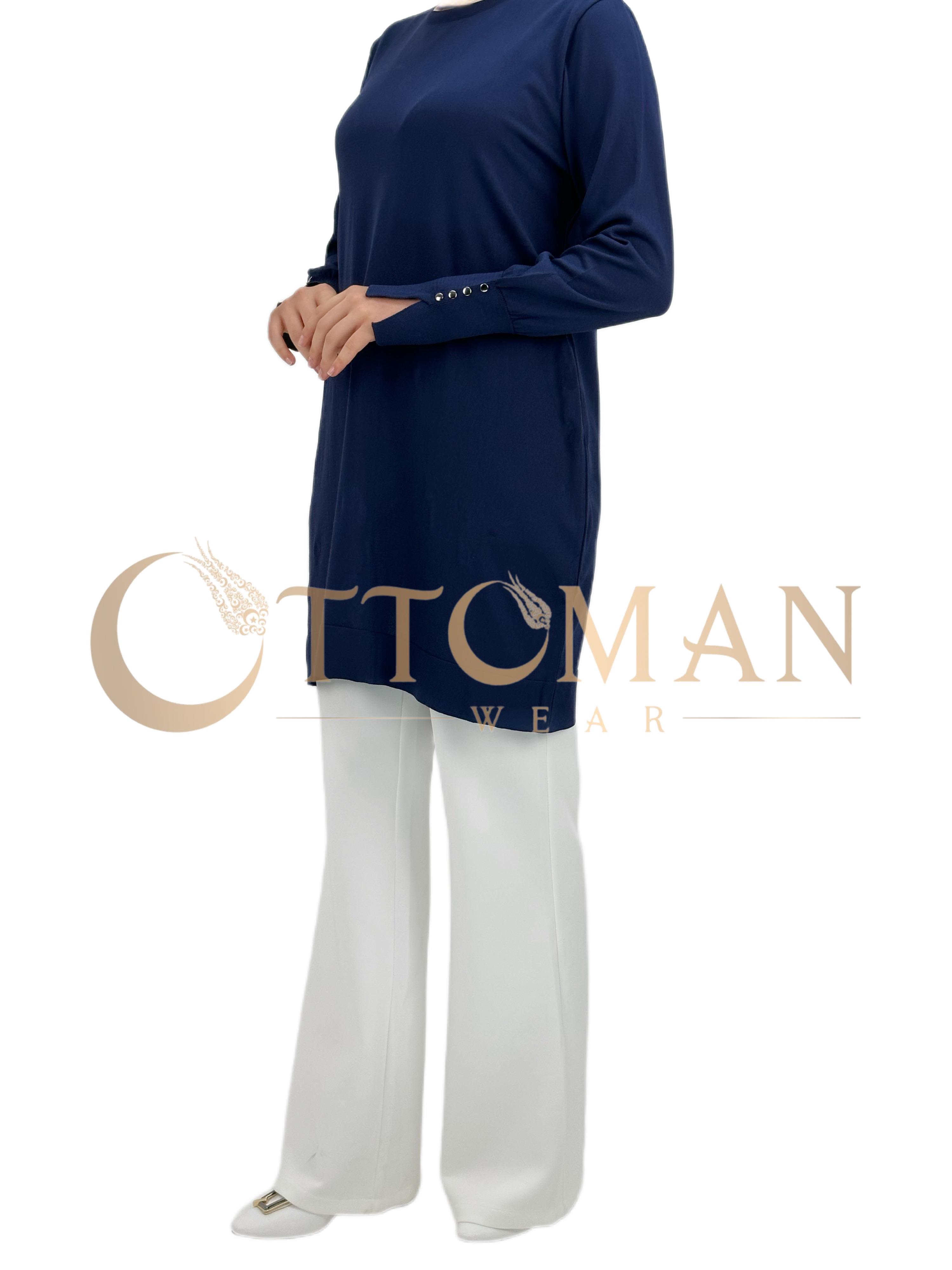 Merserize Triko Tunik Lacivert OTW2800