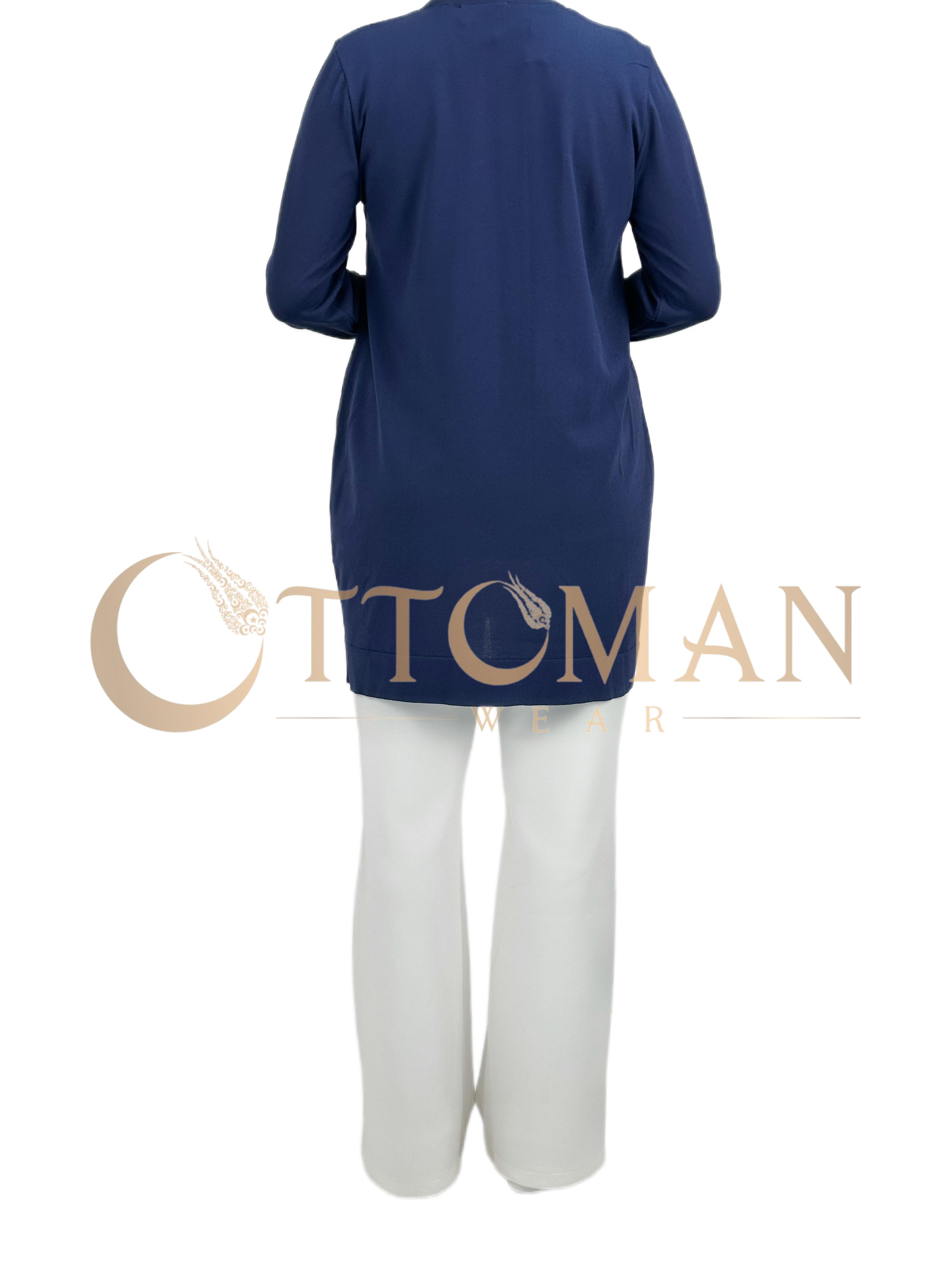 Merserize Triko Tunik Lacivert OTW2800