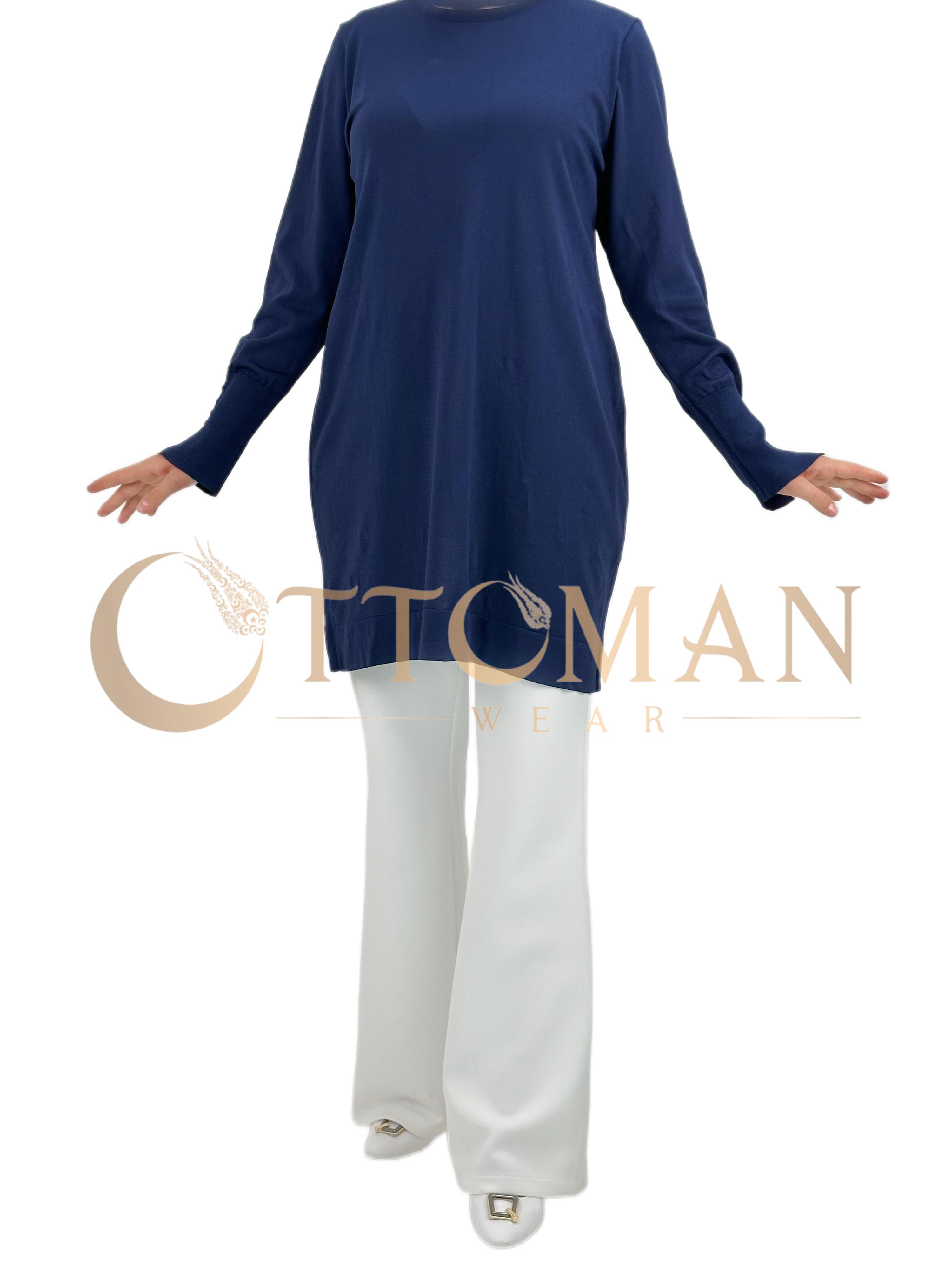 Merserize Triko Tunik Lacivert OTW2800