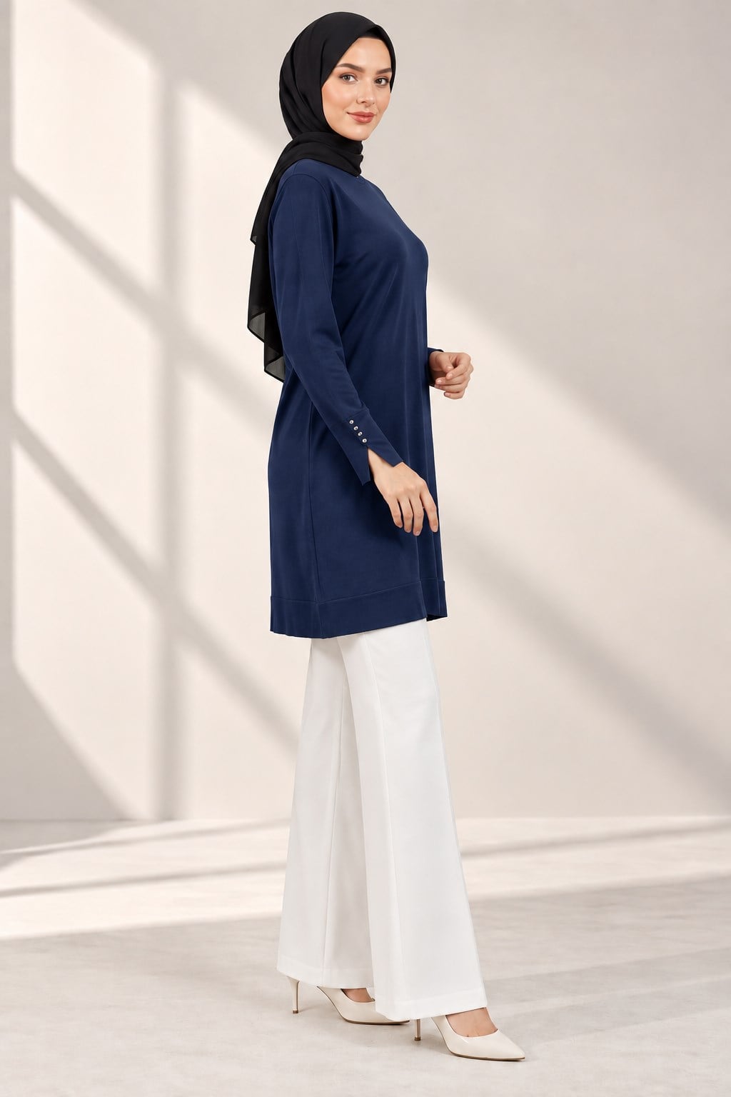 Merserize Triko Tunik Lacivert OTW2800