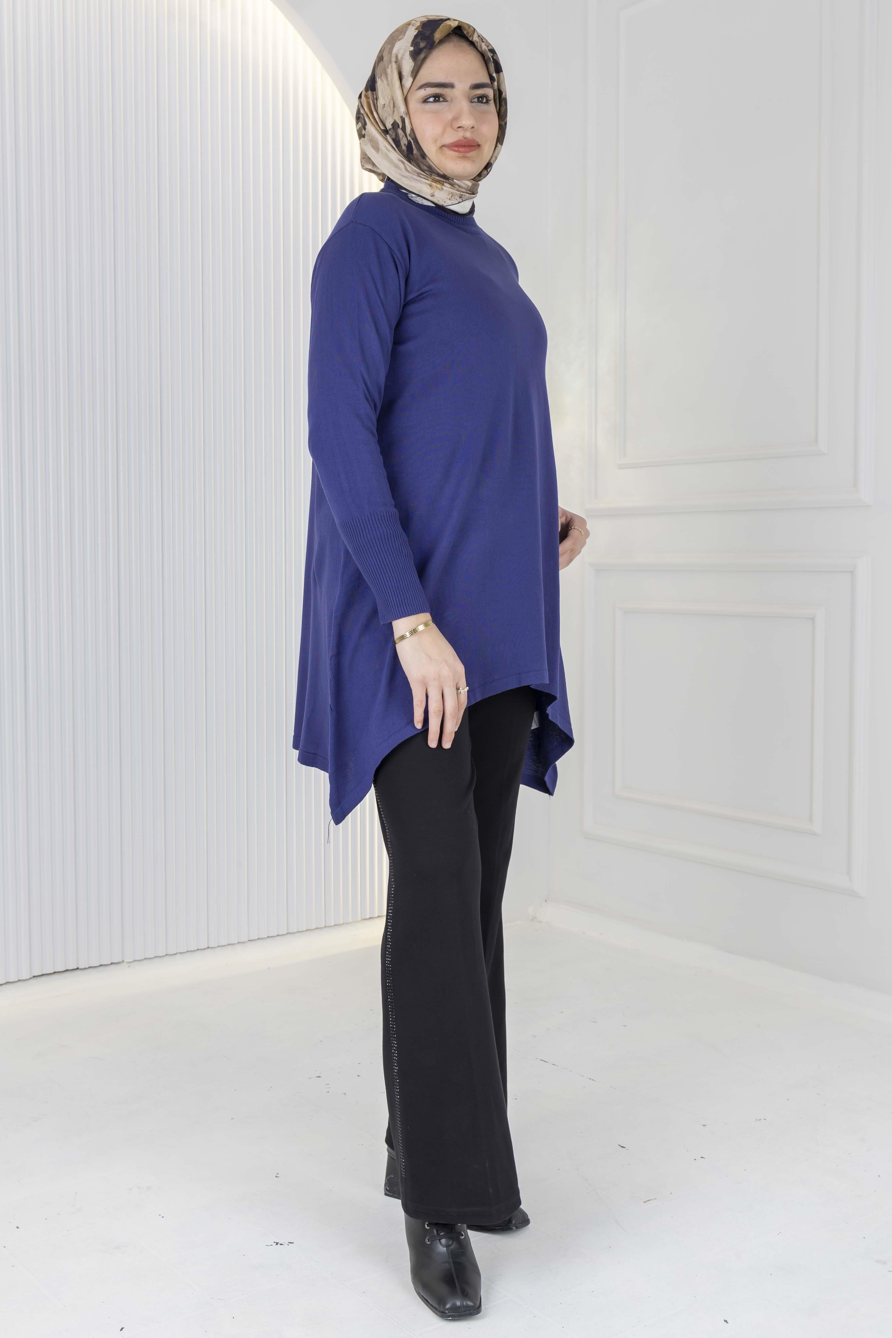 Merserize Triko Tunik Lacivert OTW884