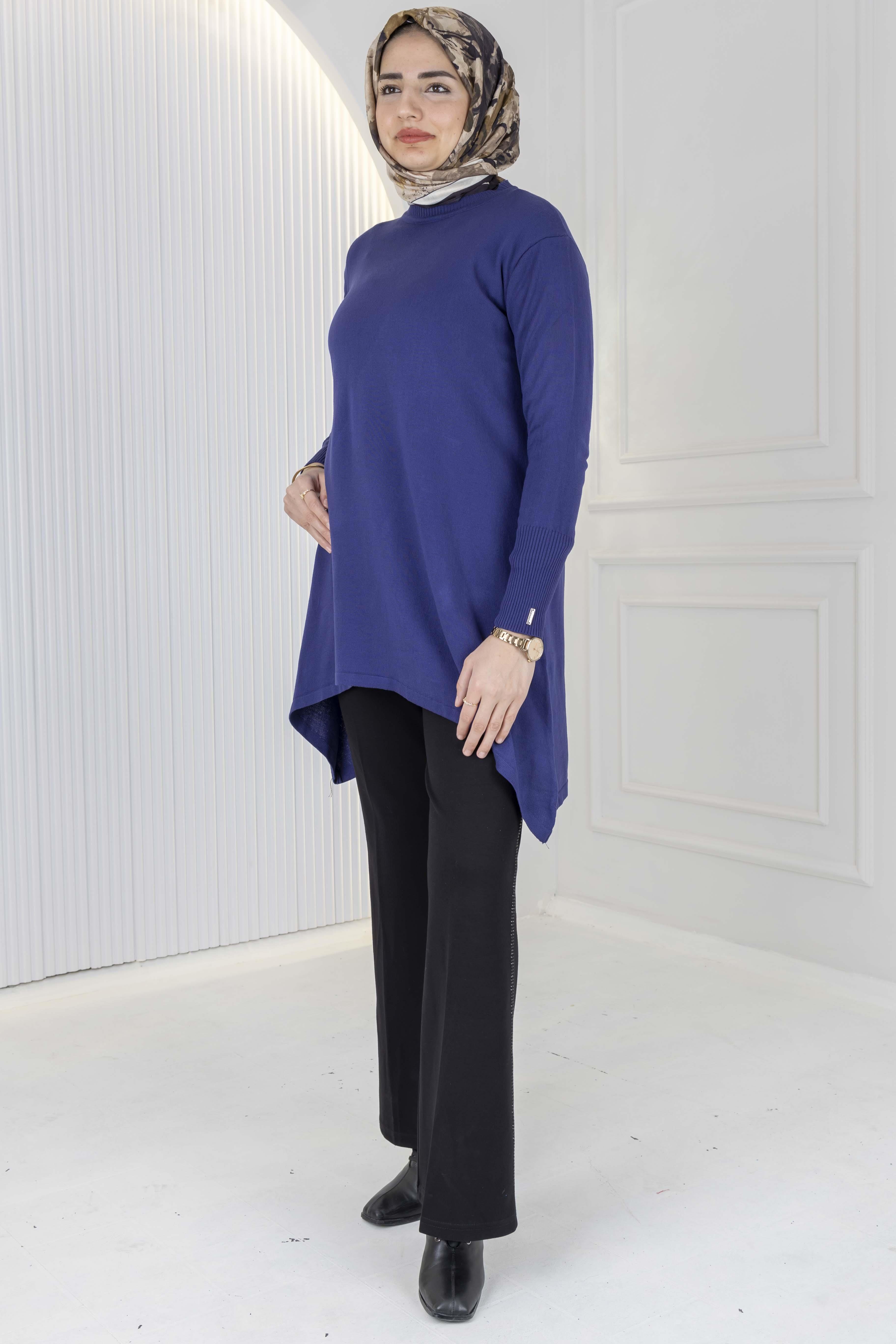 Merserize Triko Tunik Lacivert OTW884