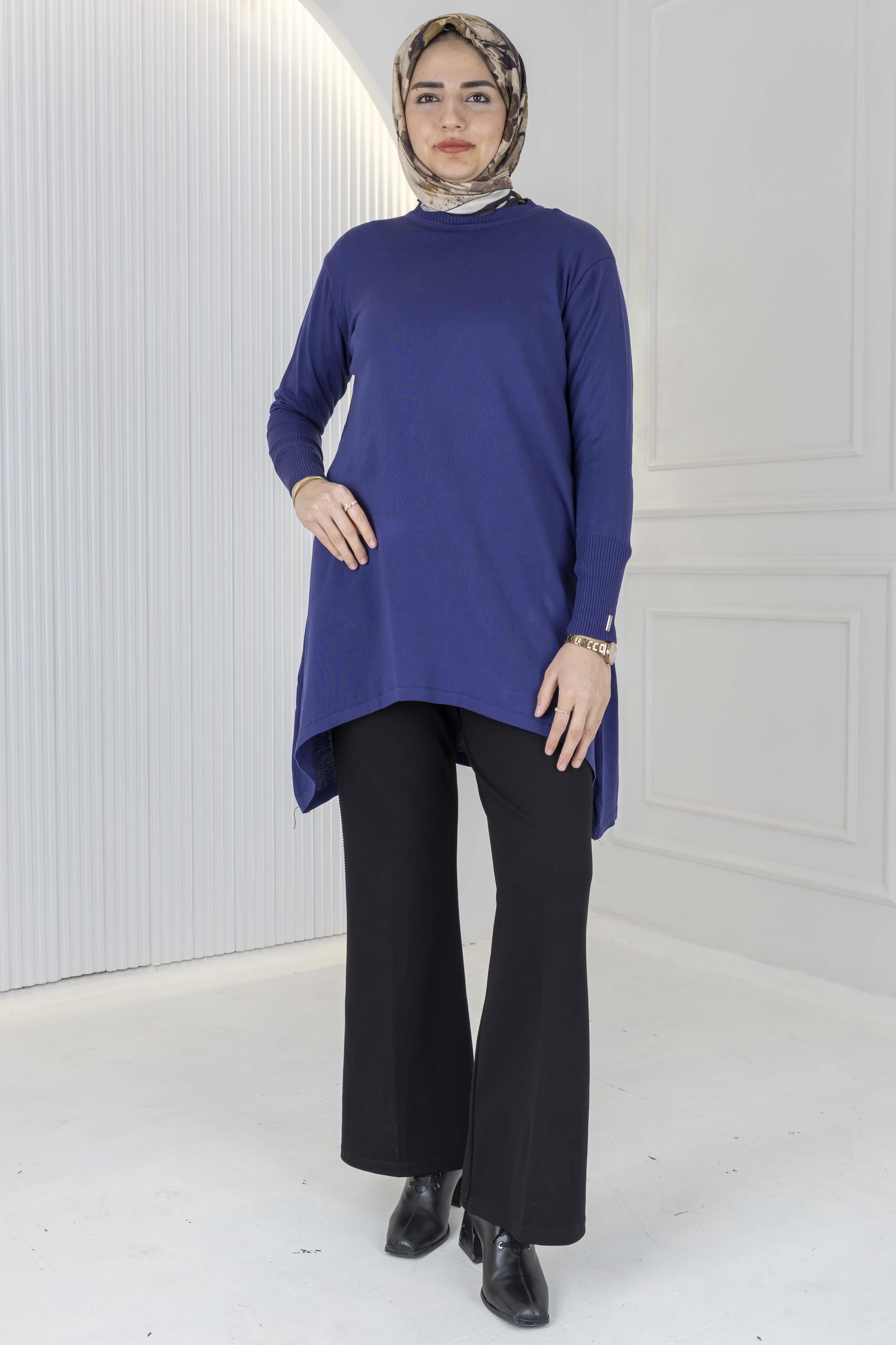 Merserize Triko Tunik Lacivert OTW884