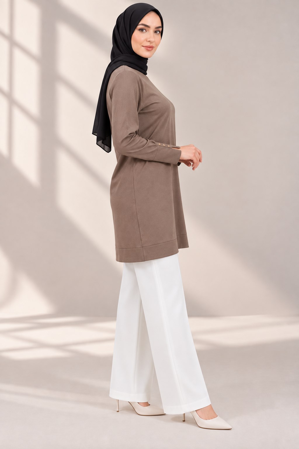 Merserize Triko Tunik Vizon OTW2800