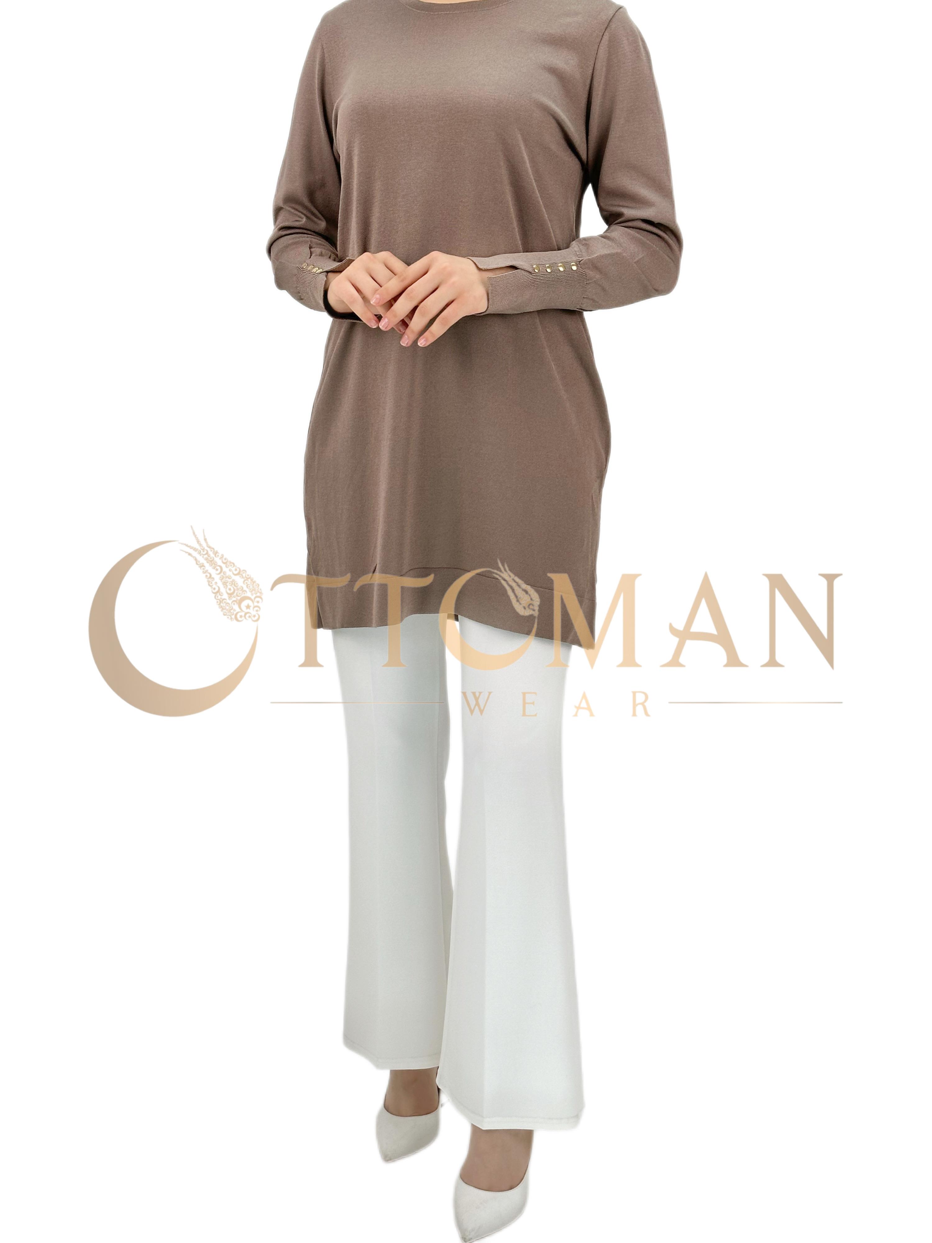 Merserize Triko Tunik Vizon OTW2800