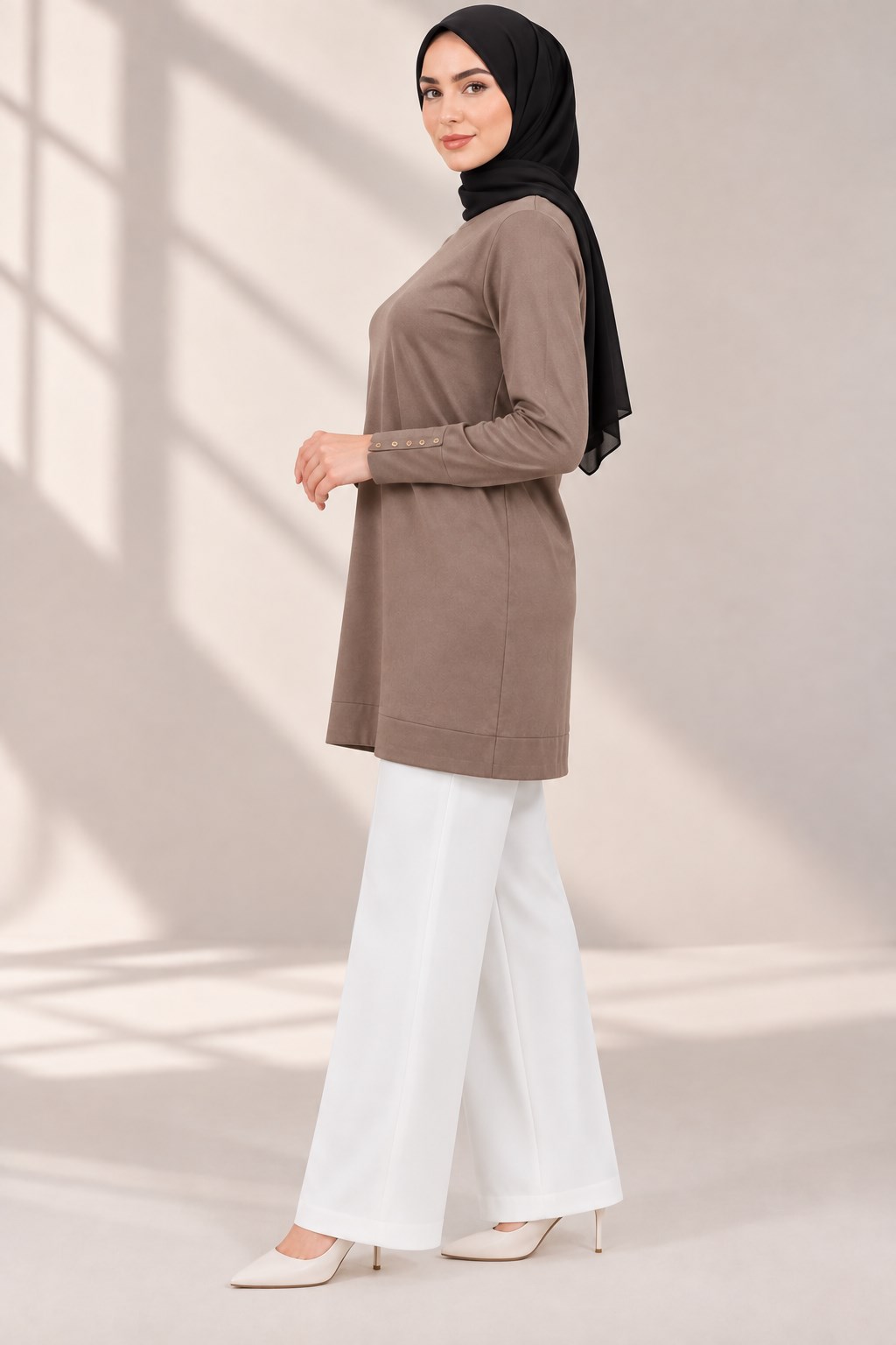 Merserize Triko Tunik Vizon OTW2800