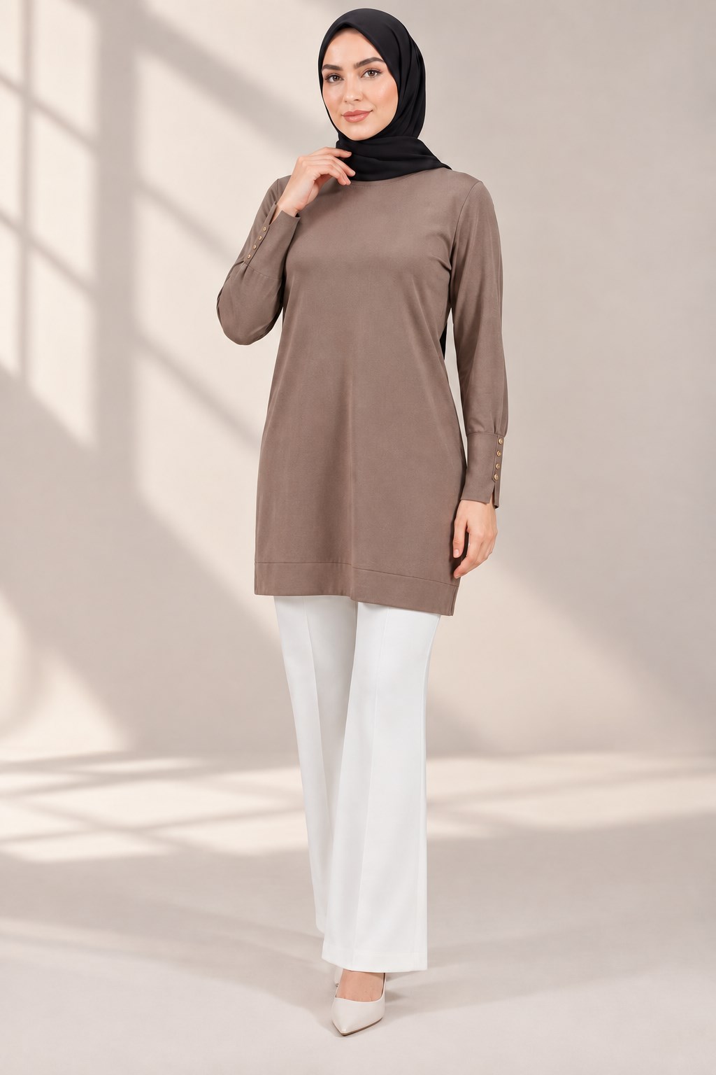 Merserize Triko Tunik Vizon OTW2800
