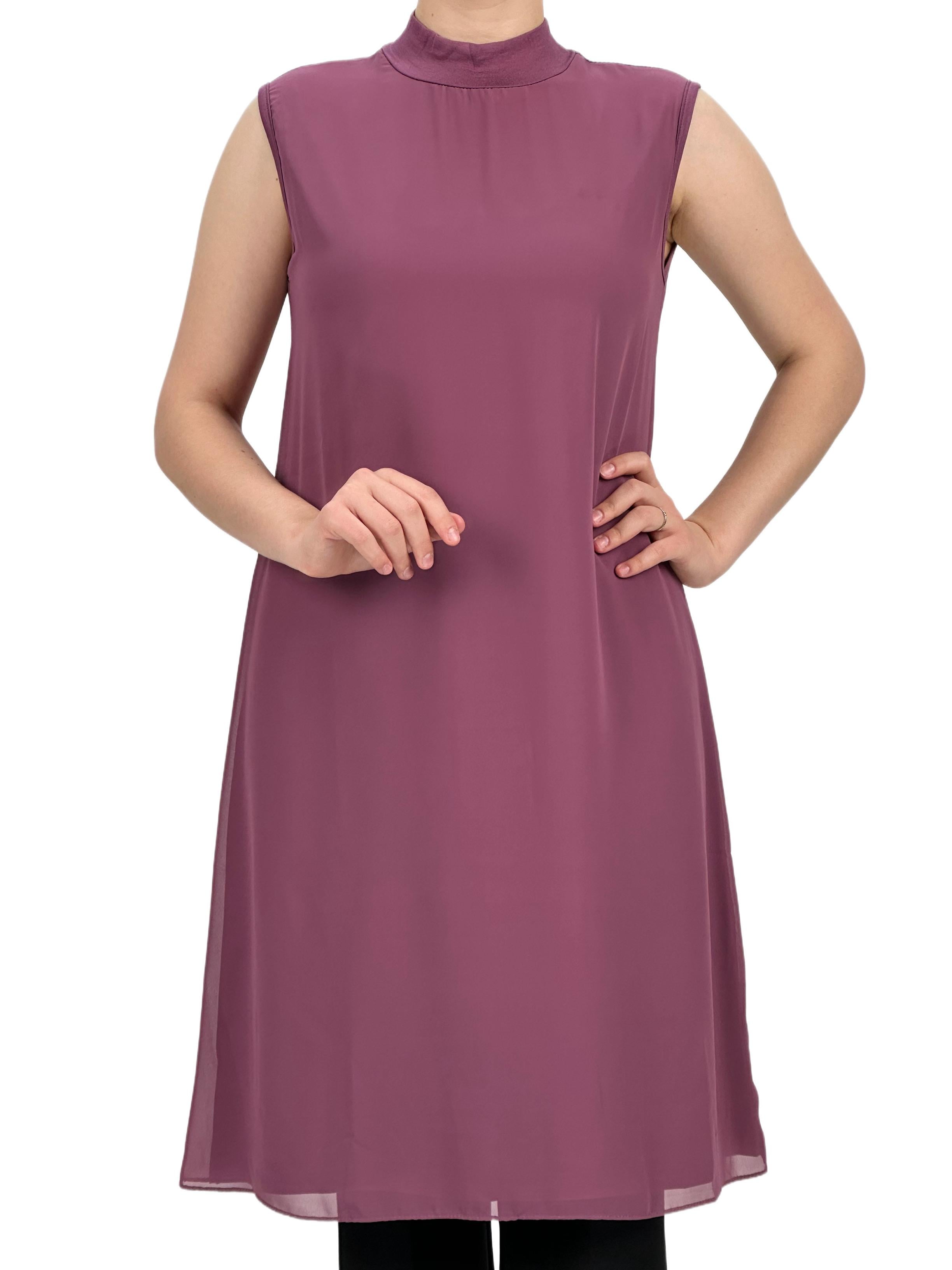 Önü Şifon İçlik Gül Kurusu OTW8831-772