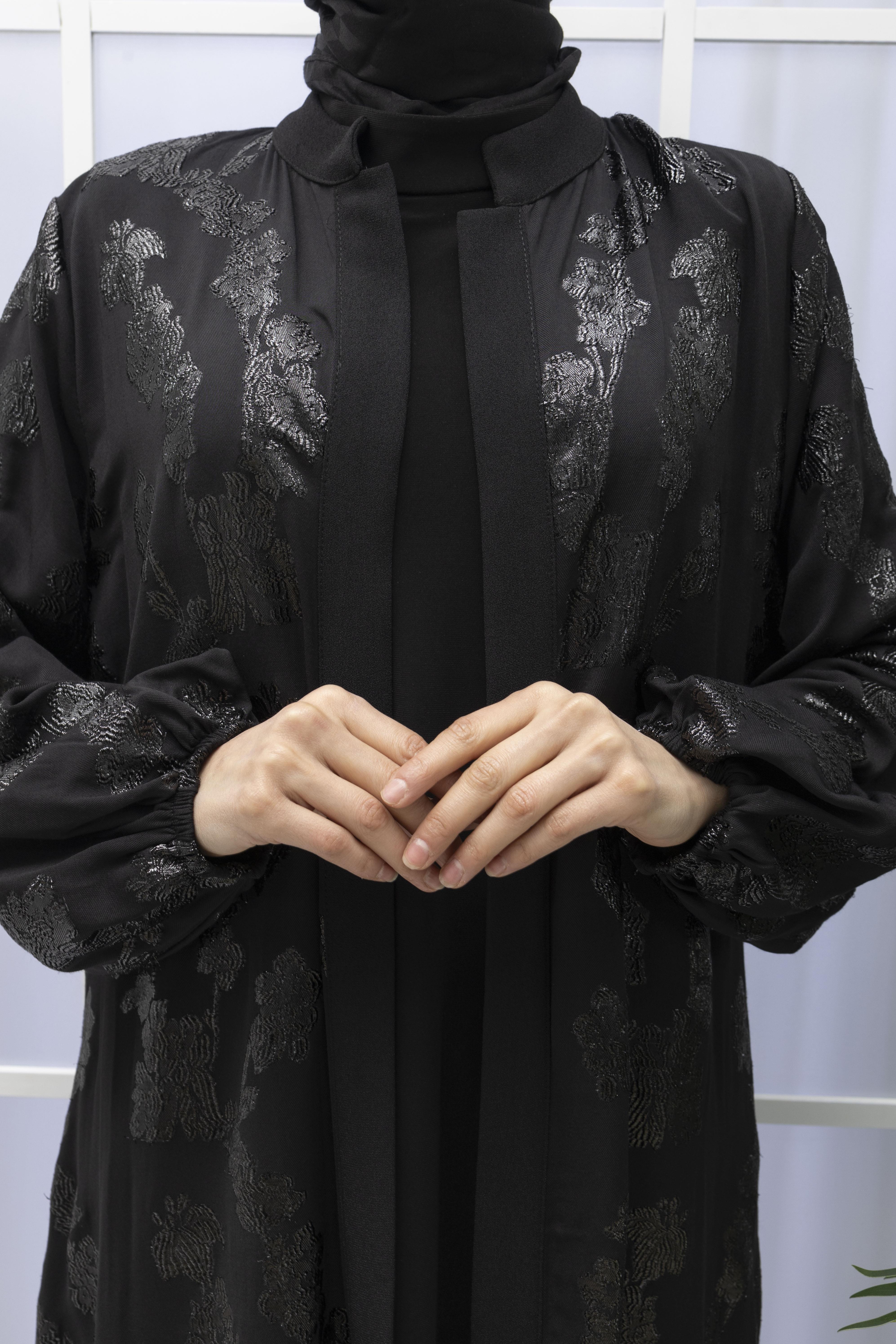 ORHAN STORE ABAYA TAKIM Siyah OTW2308