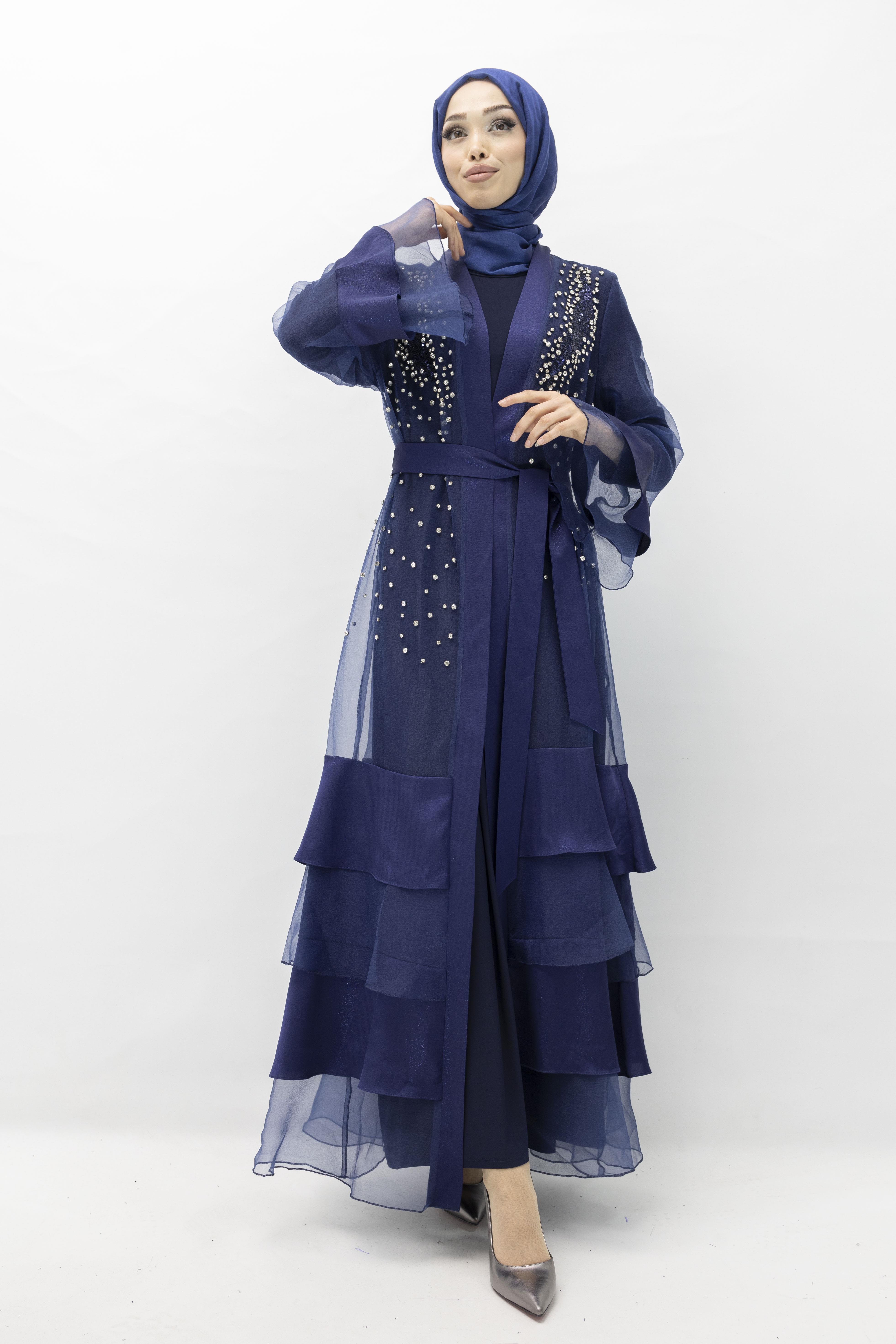 ORHAN STORE ABAYALI TAKIM Lacivert OTW2429