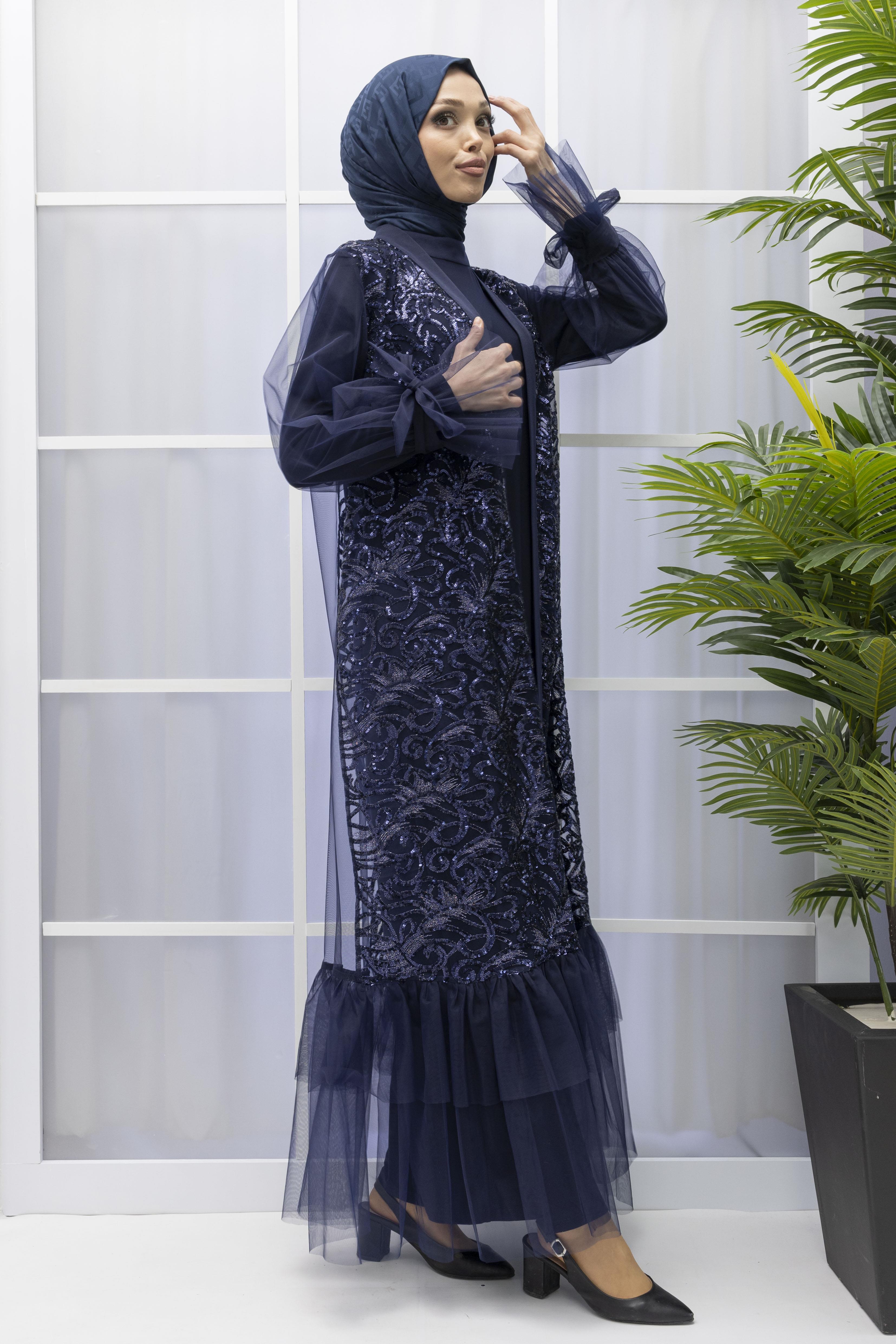 ORHAN STORE ABAYALI TAKIM Lacivert OTW2374