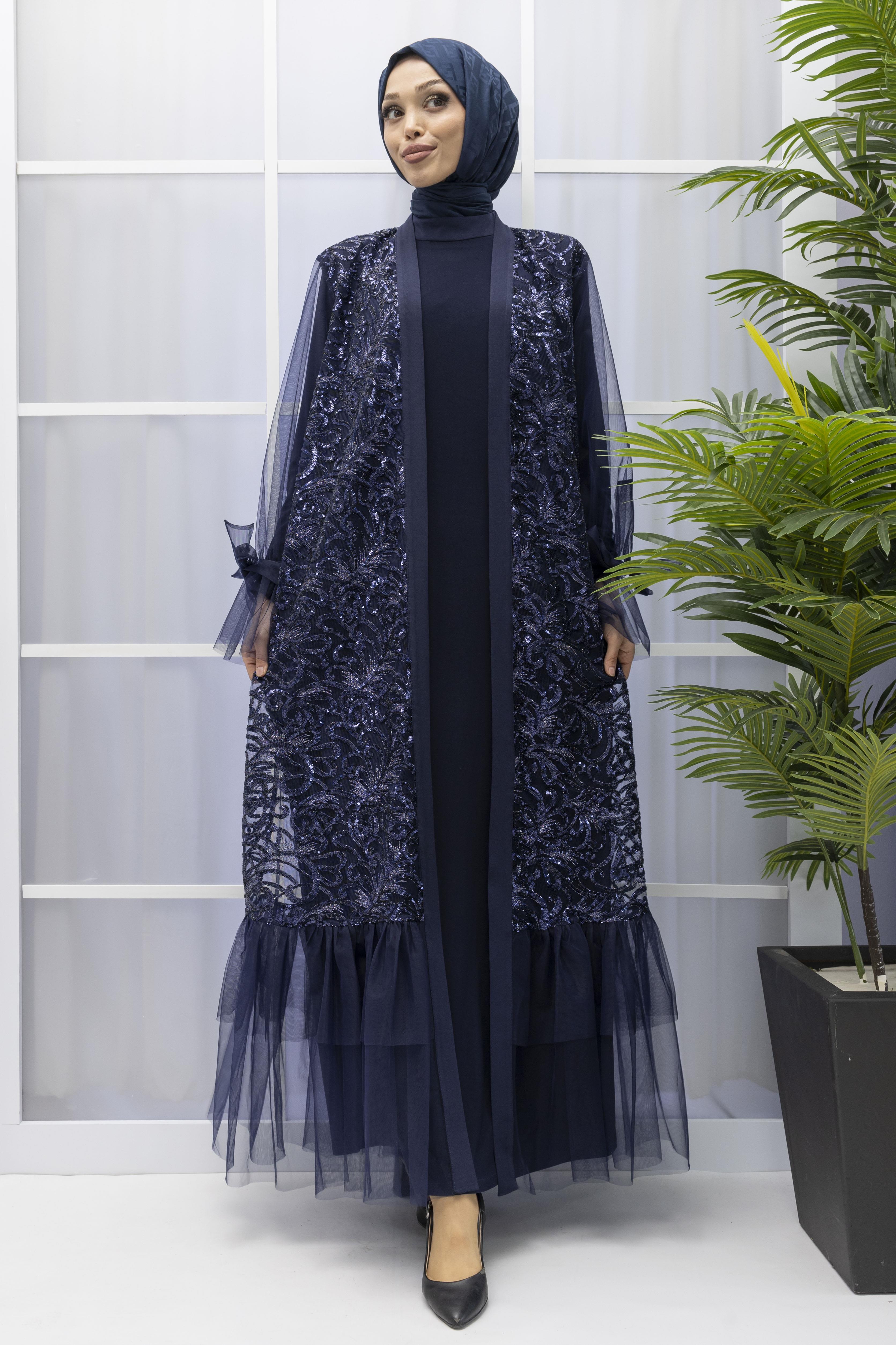 ORHAN STORE ABAYALI TAKIM Lacivert OTW2374