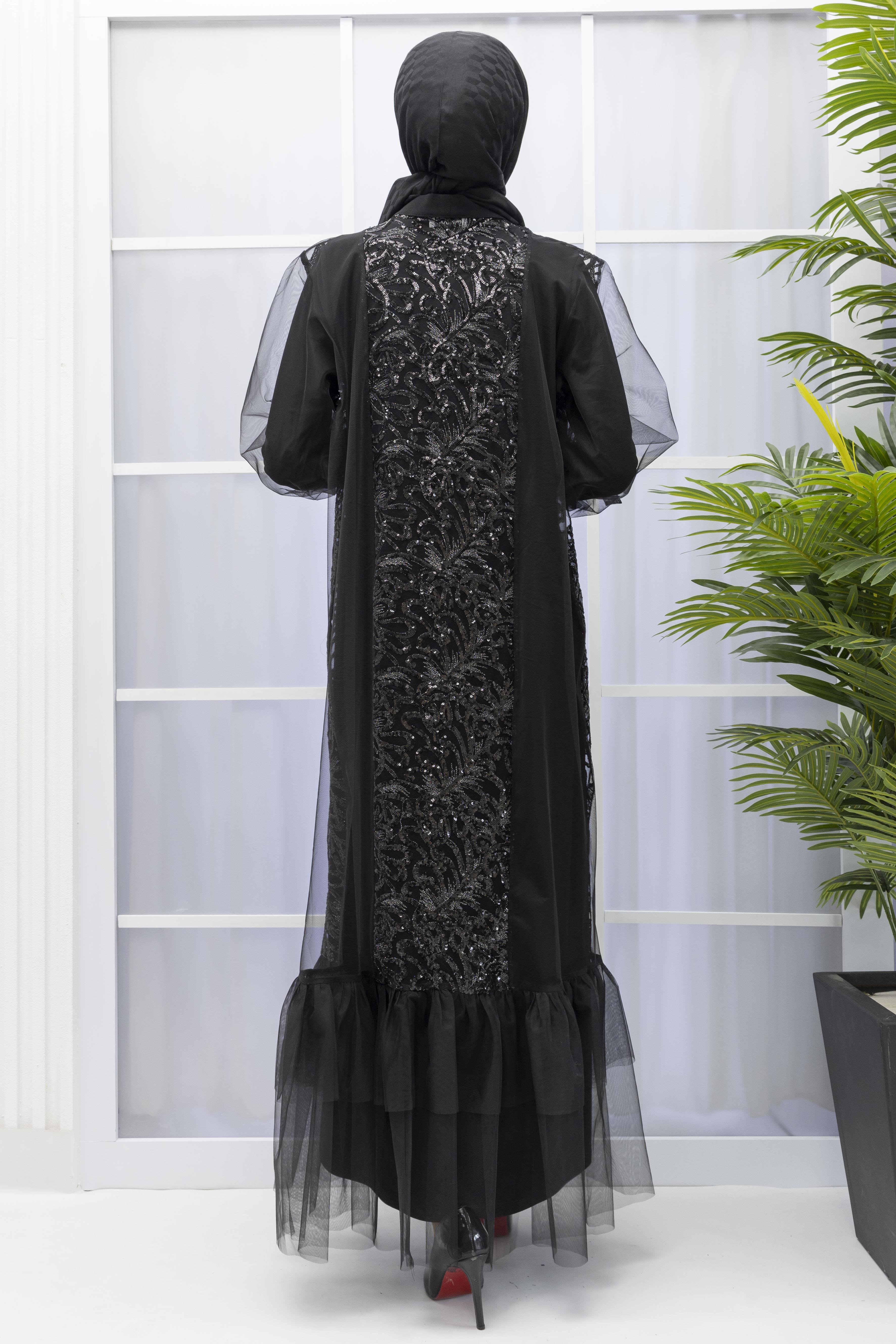 ORHAN STORE ABAYALI TAKIM Siyah OTW2374