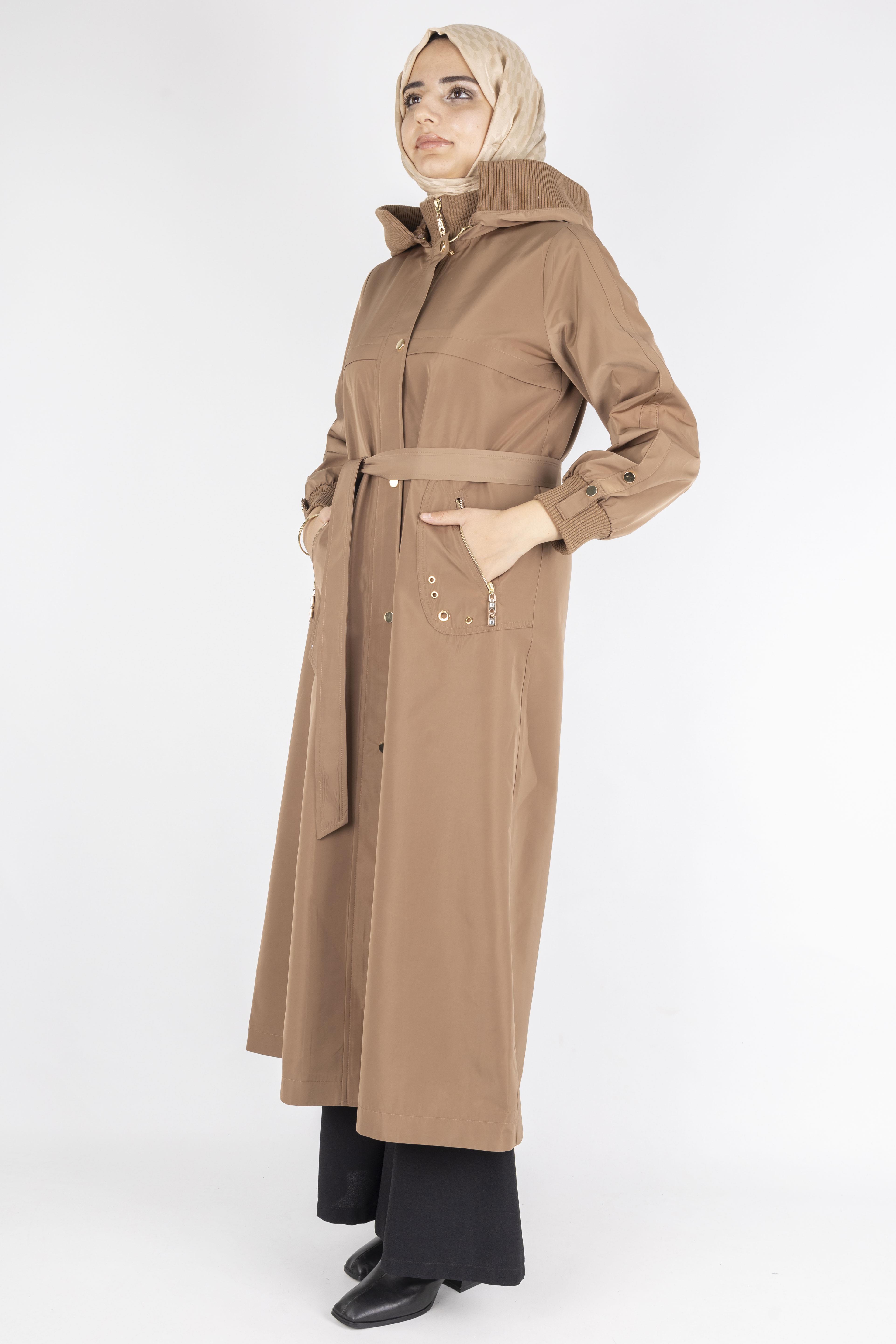 Orhan Store Astarlı Yağmurluk Acı Kahve OTW1583