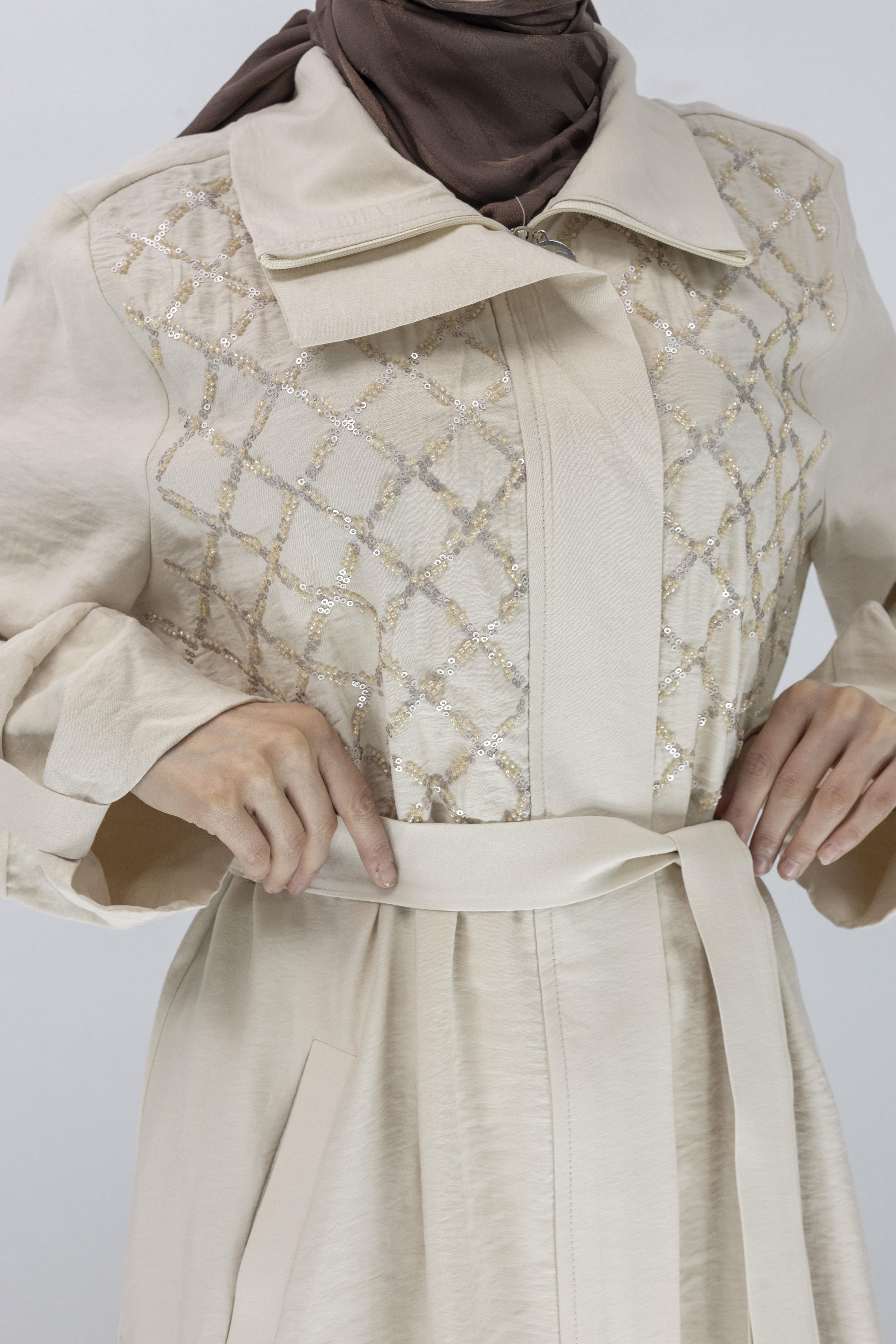 Orhan Store Büyük Beden Kap Bej OTW1554