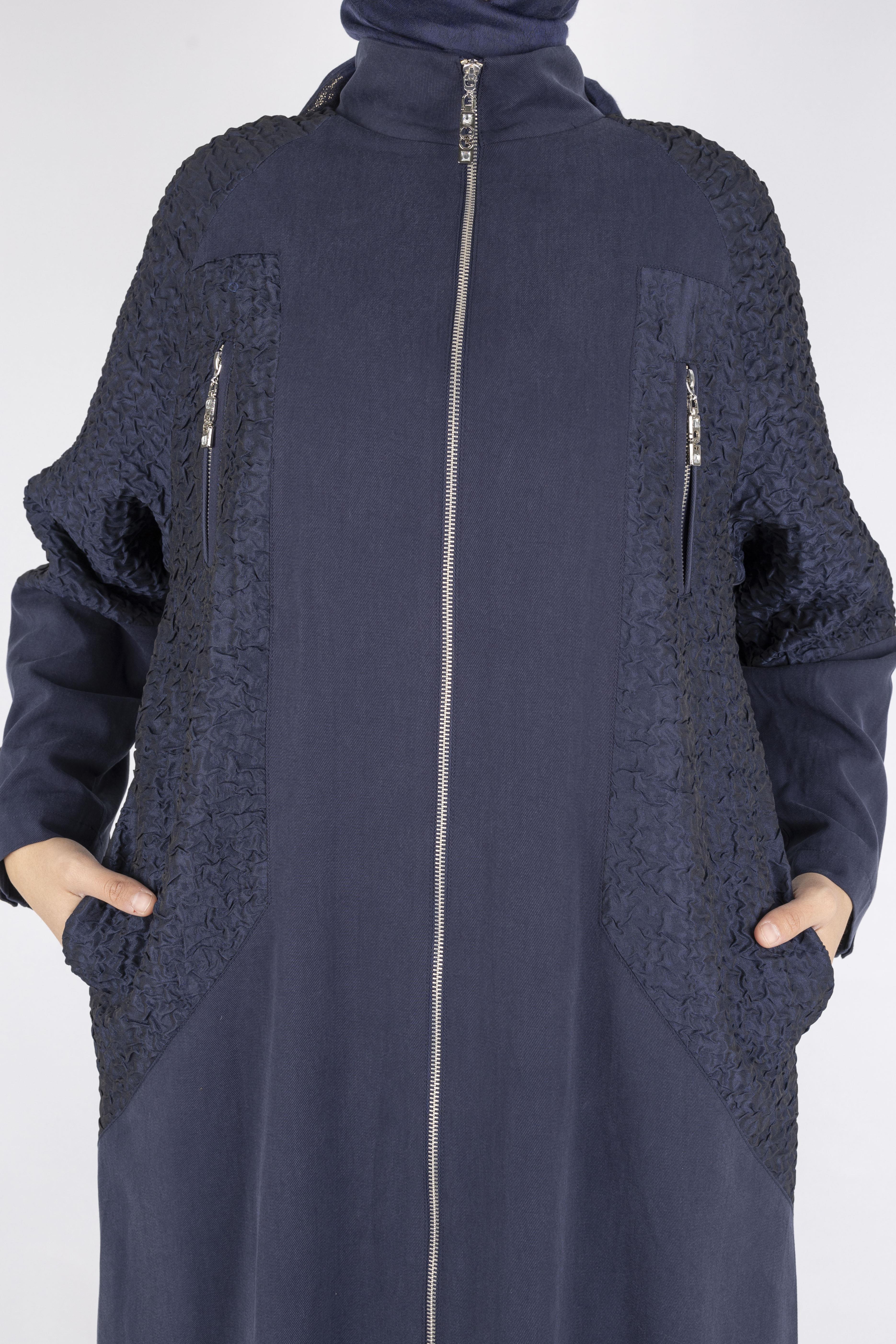 Orhan Store Büyük Beden Şık Kap Lacivert OTW1574