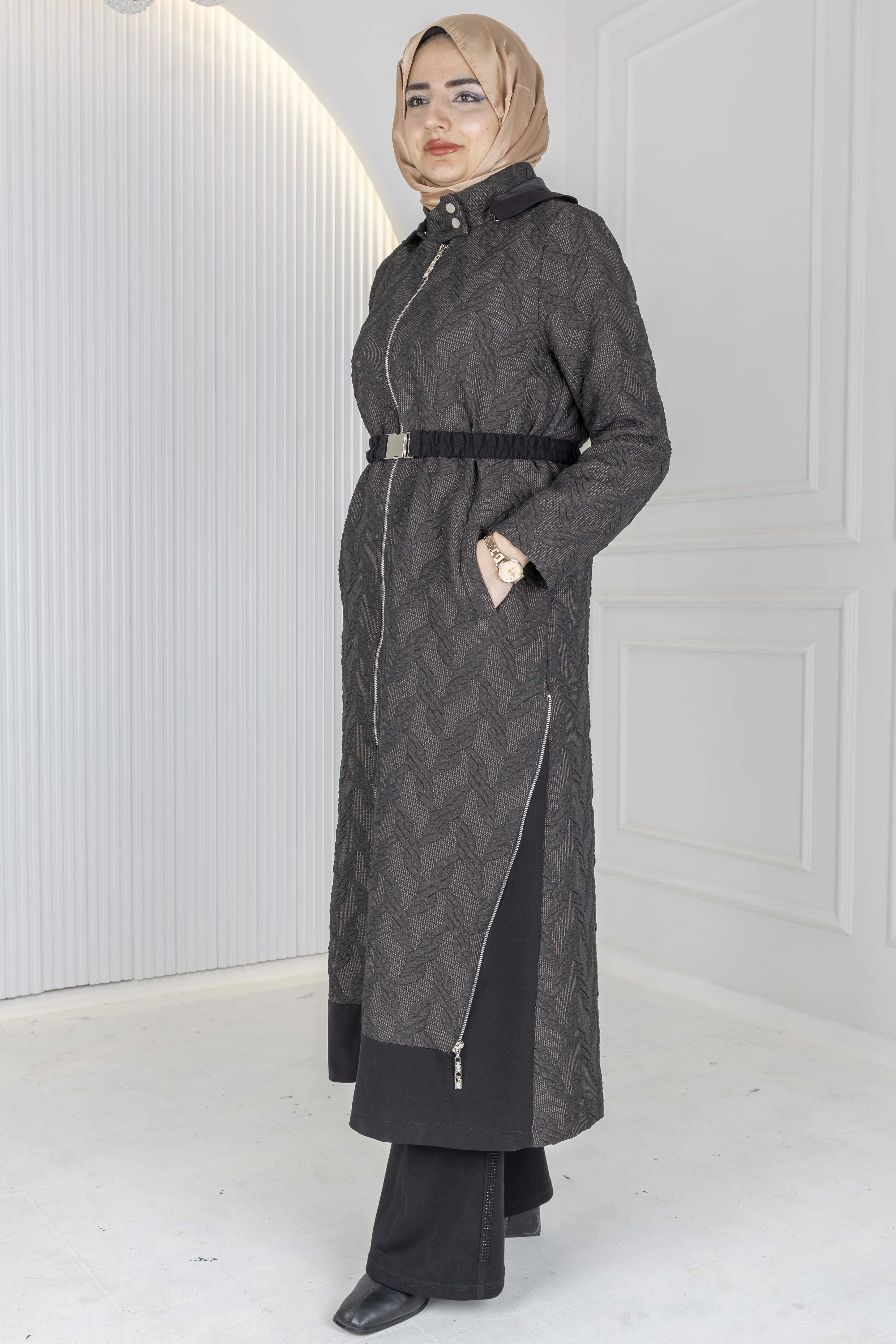 Orhan Store Jakar Dokulu Uzun Kap Kahve OTW1621