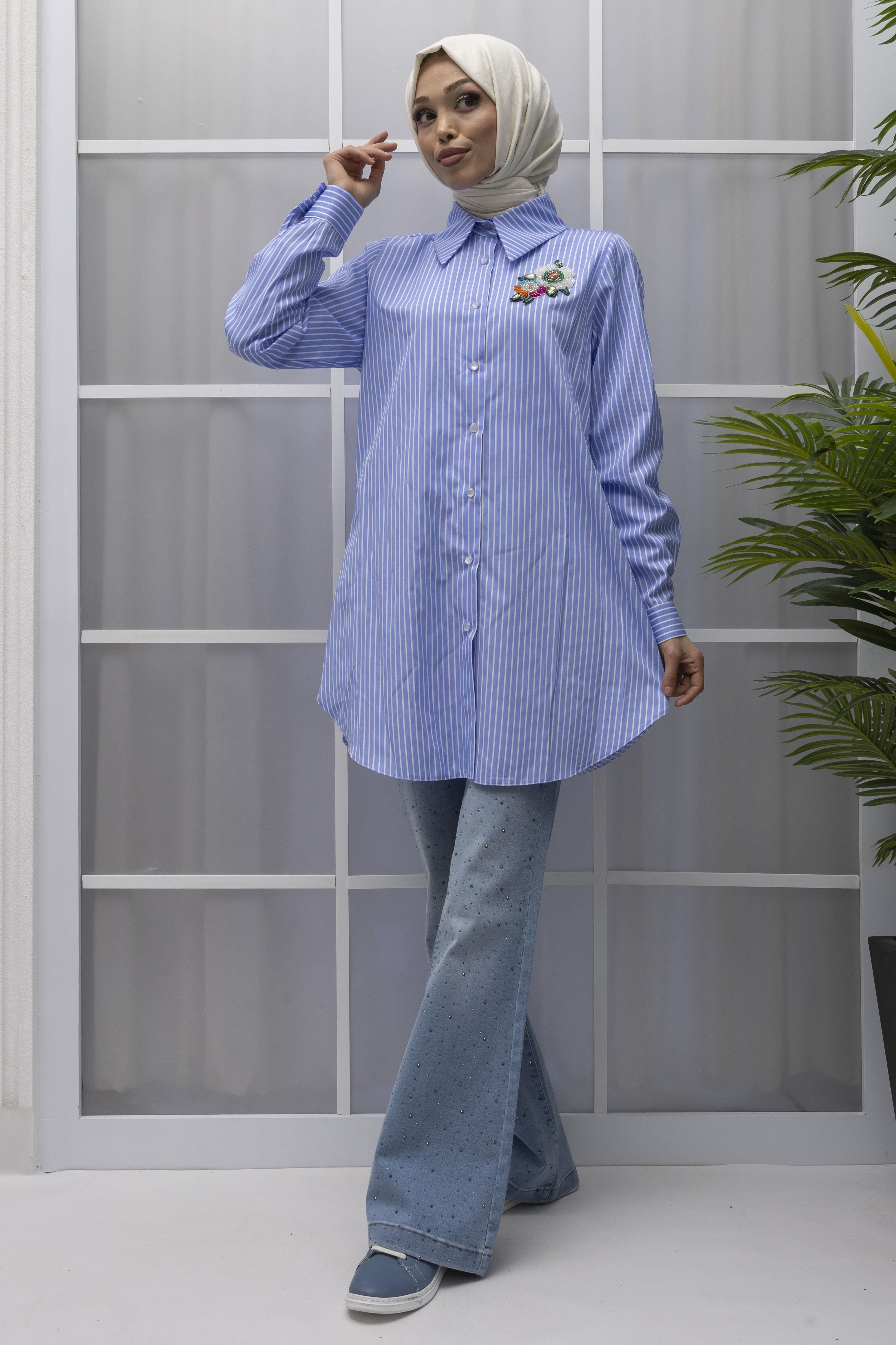 ORHAN STORE SPOR GÖMLEK Mavi OTW1316