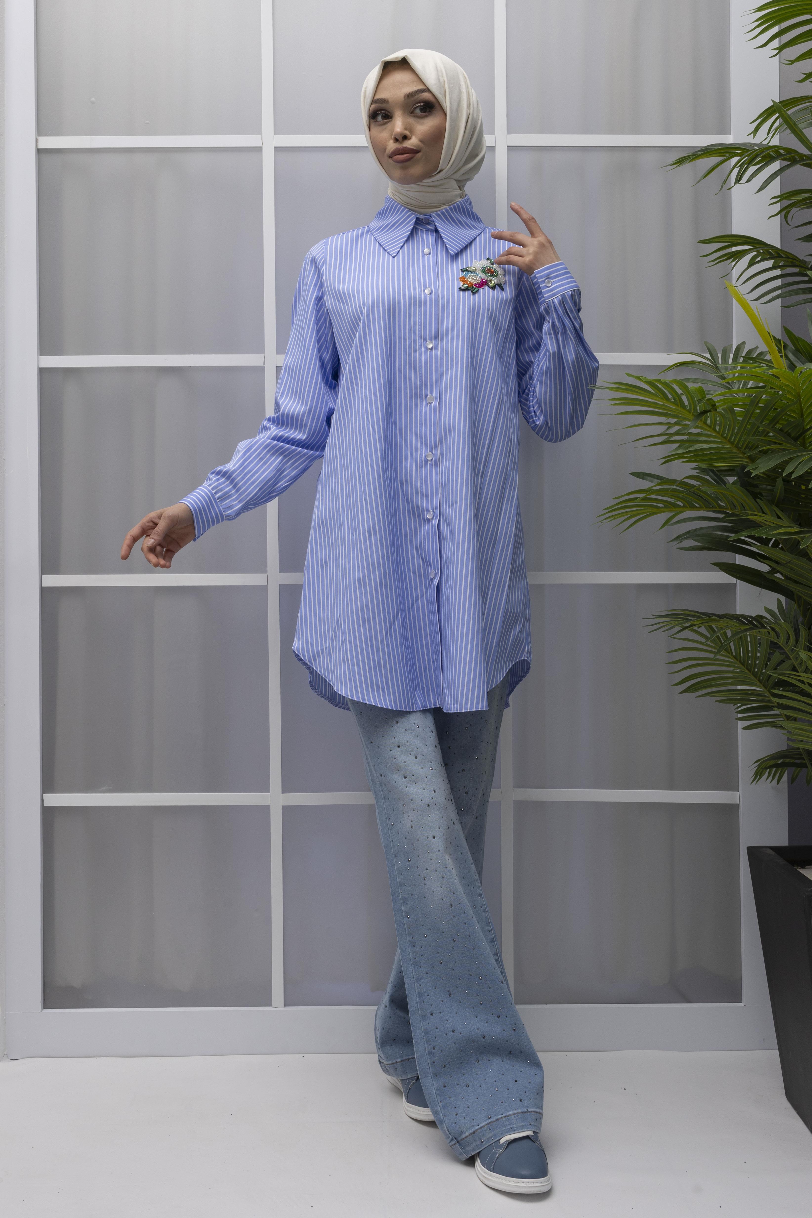 ORHAN STORE SPOR GÖMLEK Mavi OTW1316