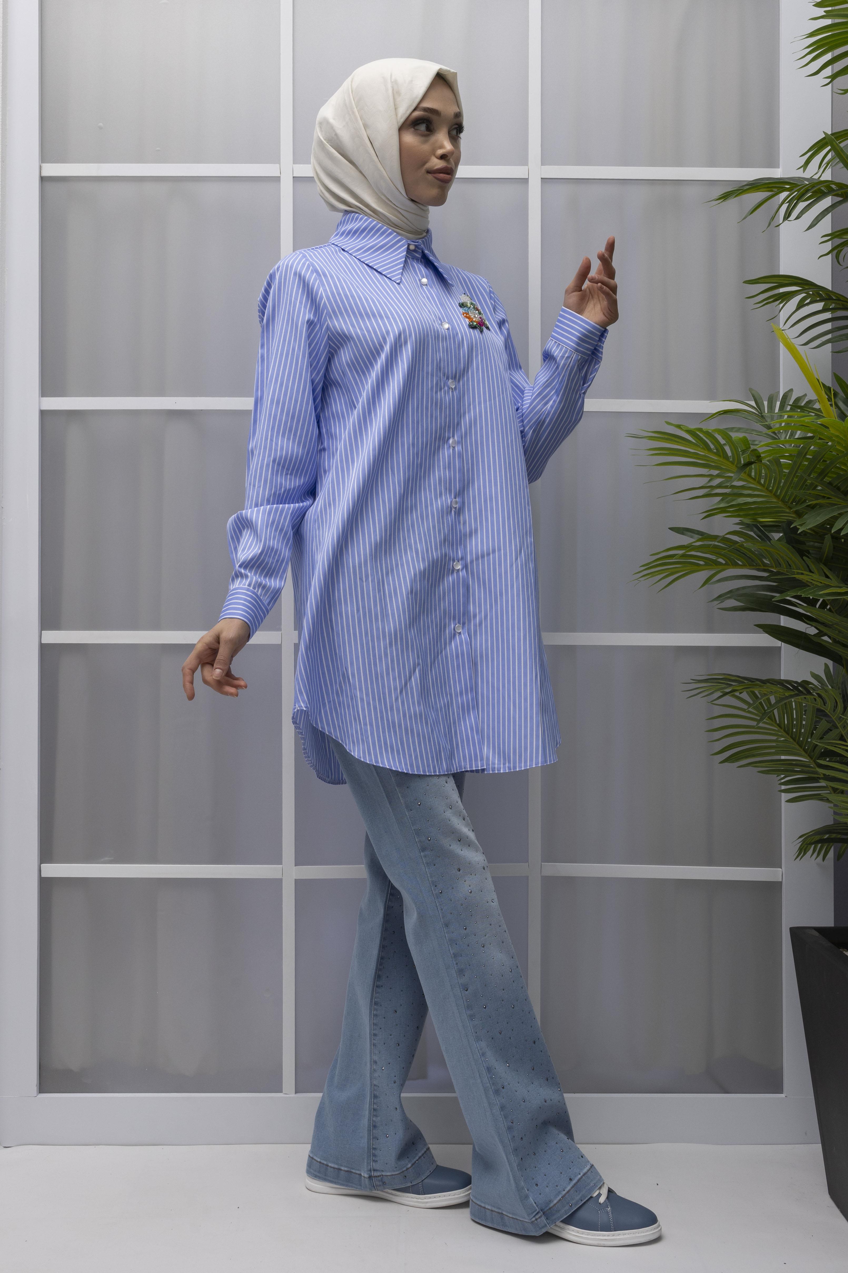 ORHAN STORE SPOR GÖMLEK Mavi OTW1316