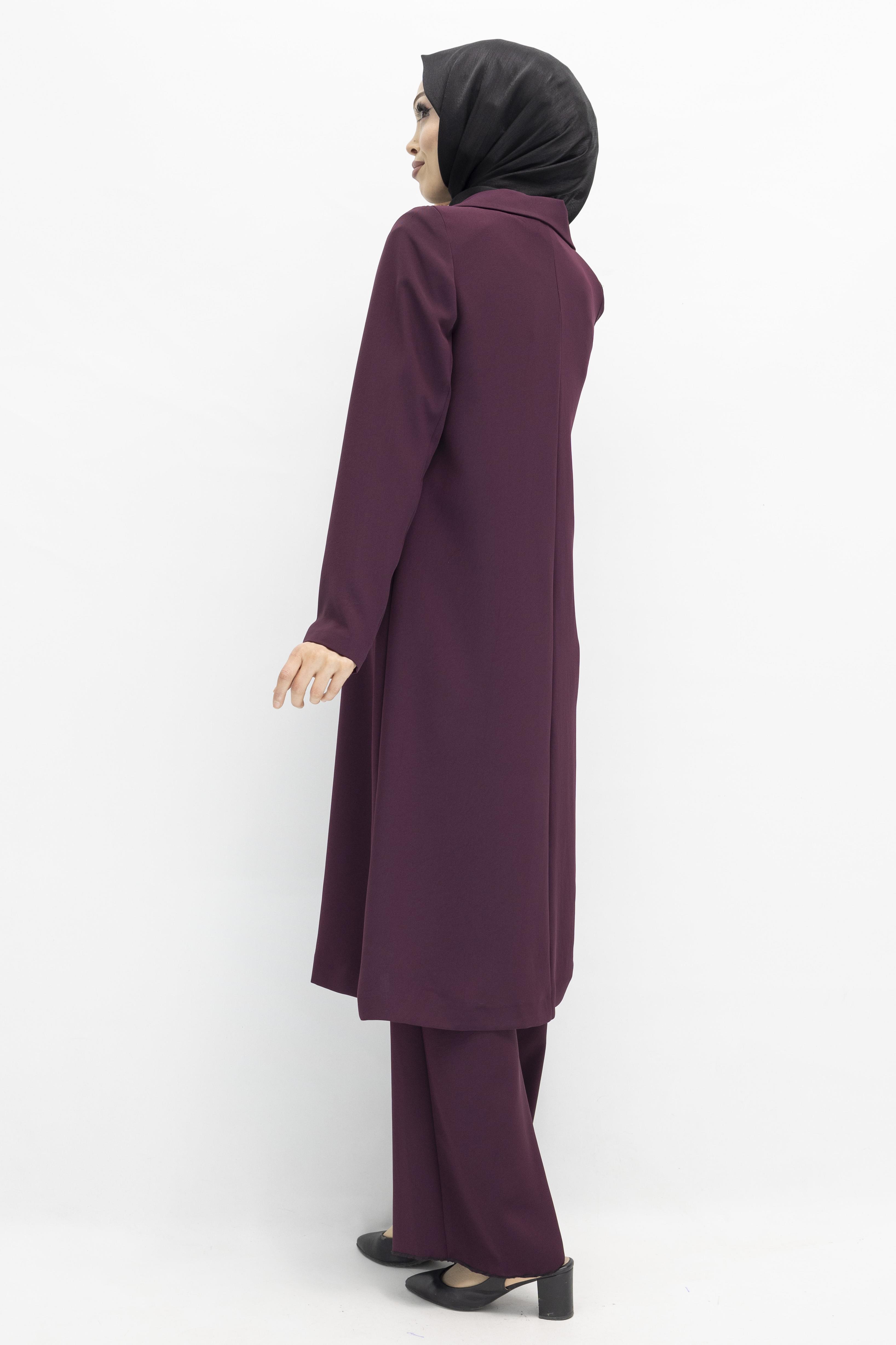 Ottoman Astarsız Blazer Takım Bordo OTW2043