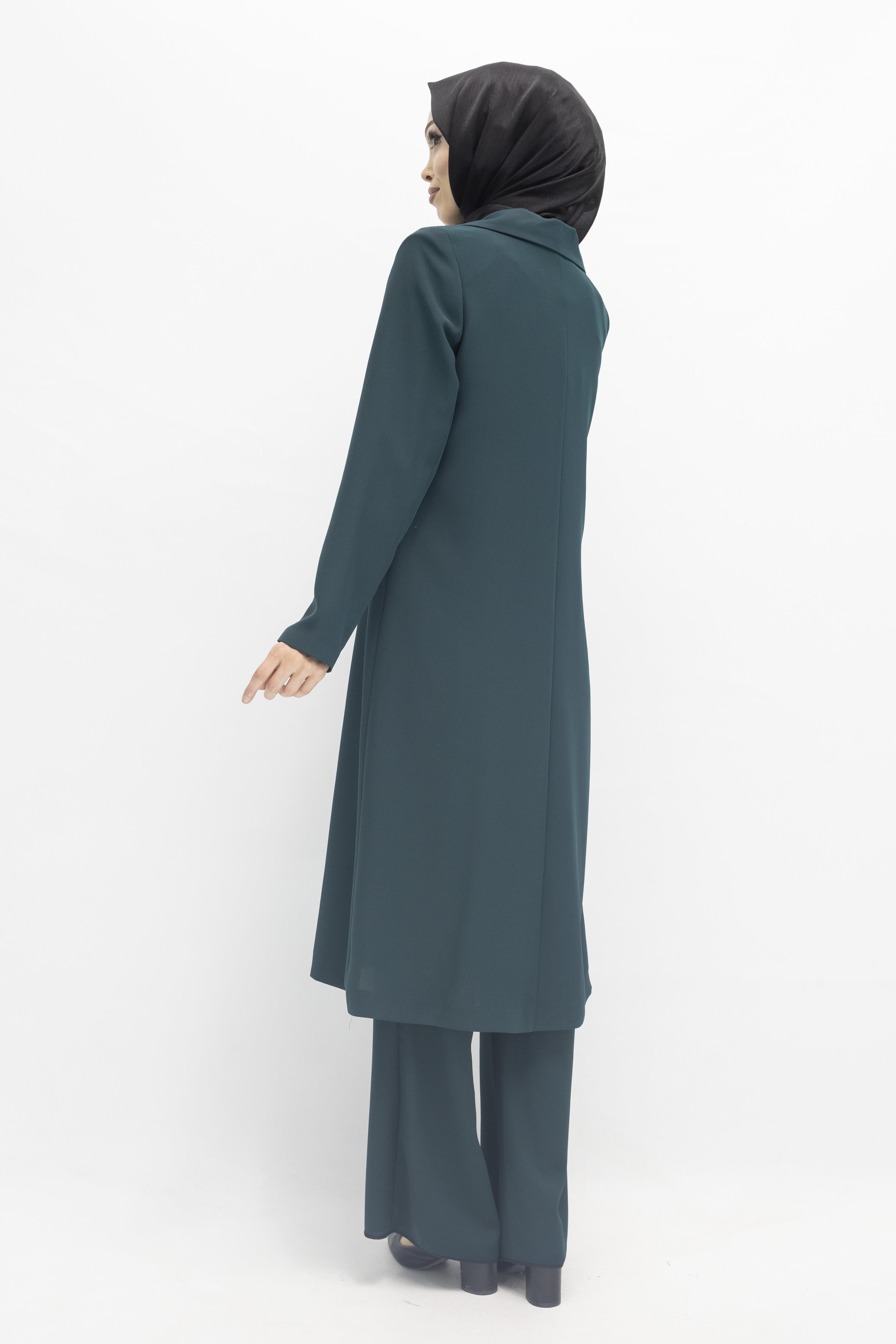 Ottoman Astarsız Blazer Takım Zümrüt OTW2043