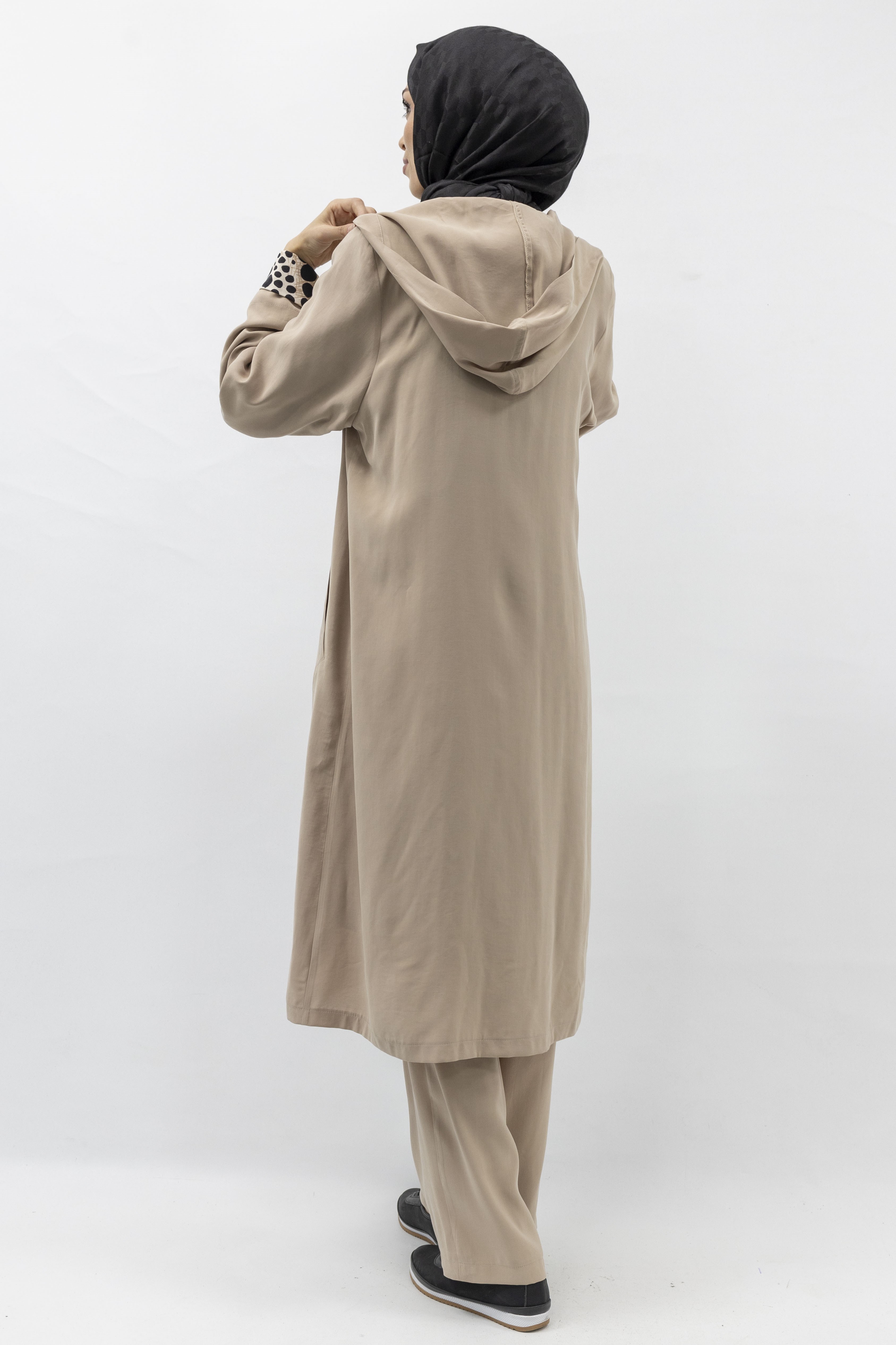 Ottoman Büyük Beden Üçlü Takım Camel OTW25143