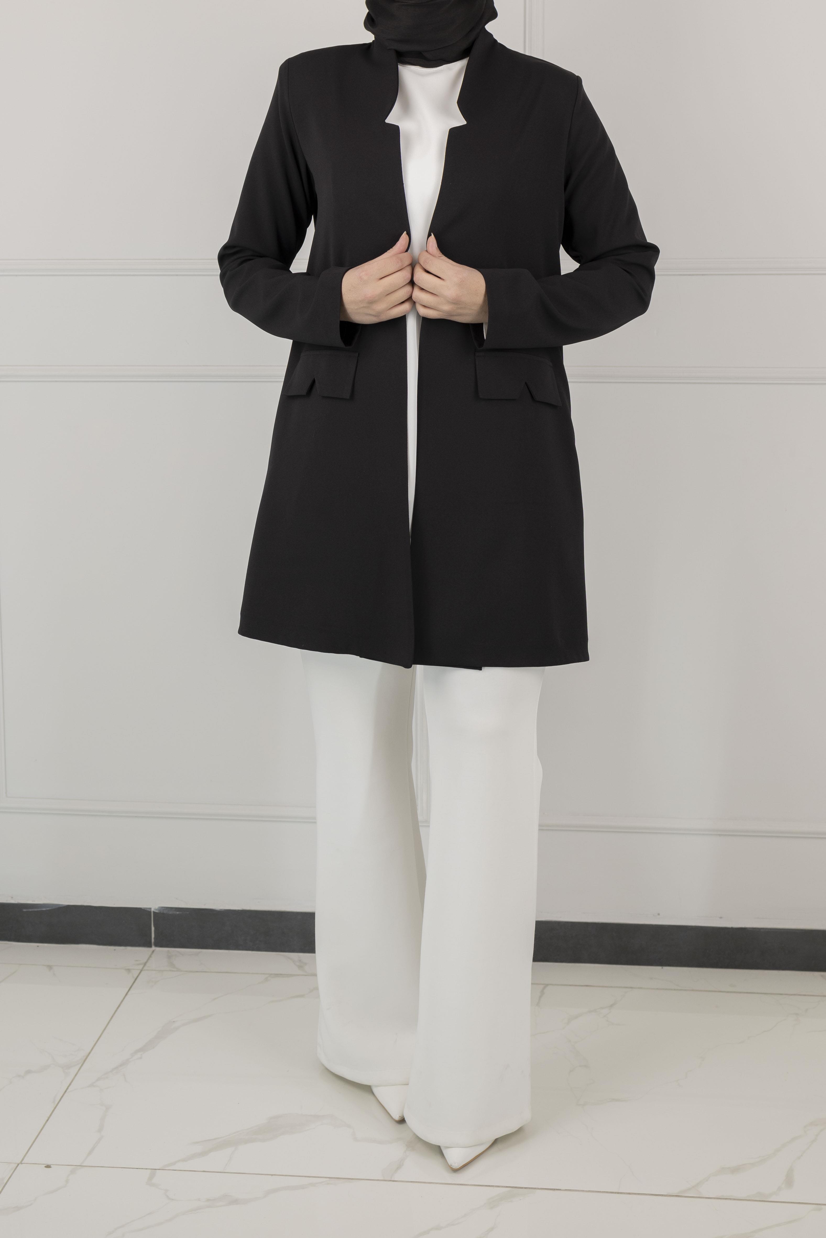 OTW5180 OTTOMAN ASTARSIZ BLAZER CEKET Siyah