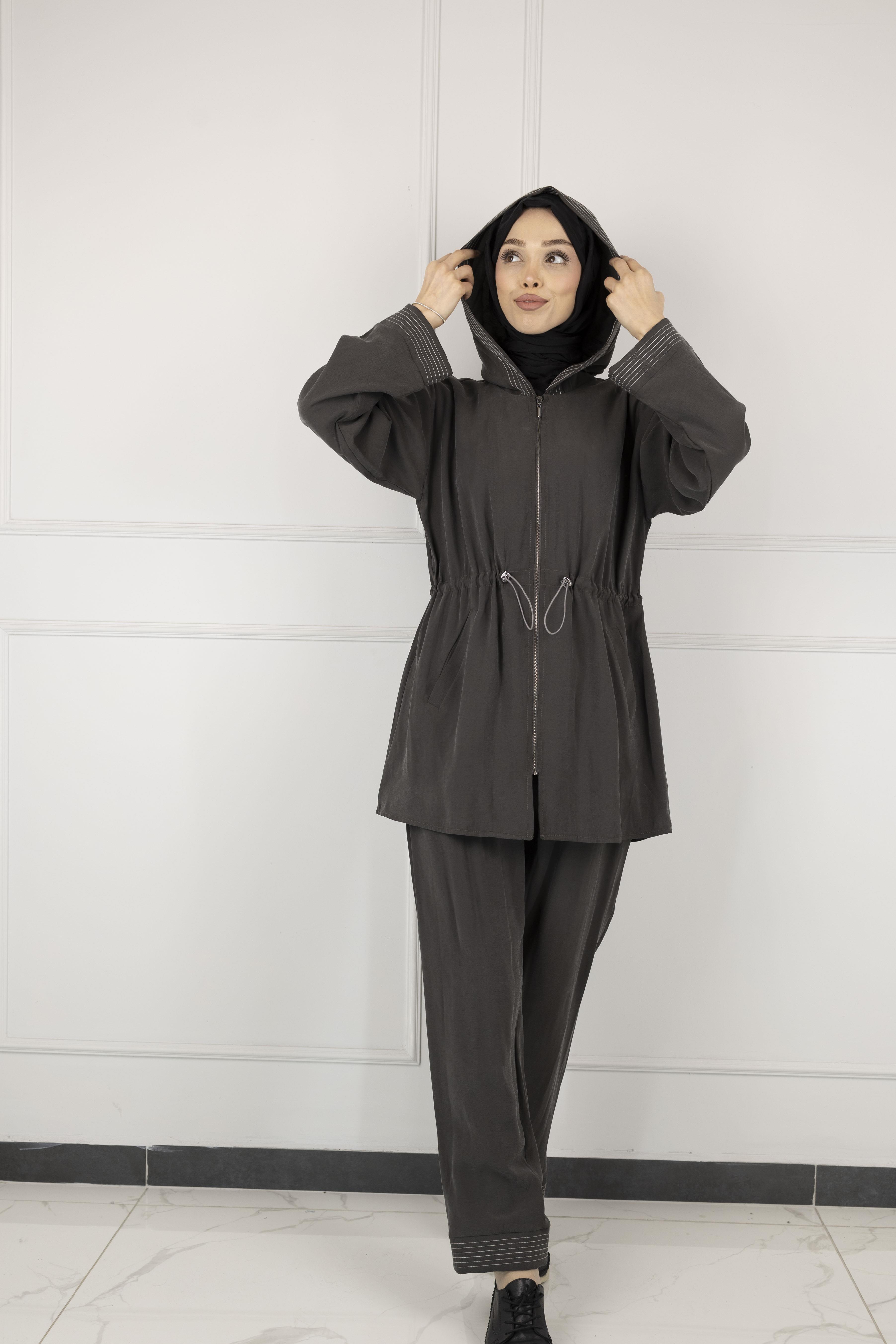 Pantolonlu Takım Antrasit OTW8490