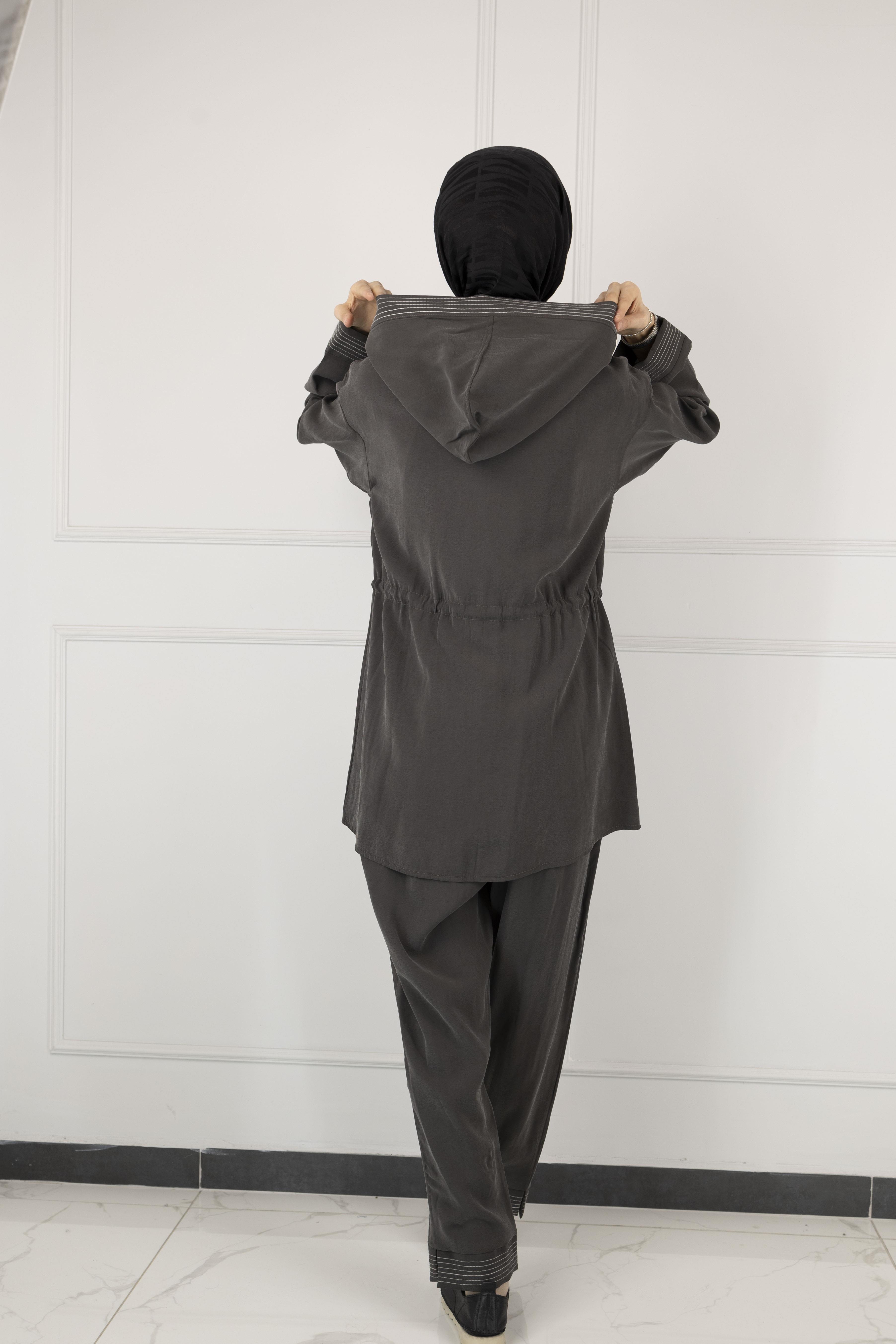 Pantolonlu Takım Antrasit OTW8490