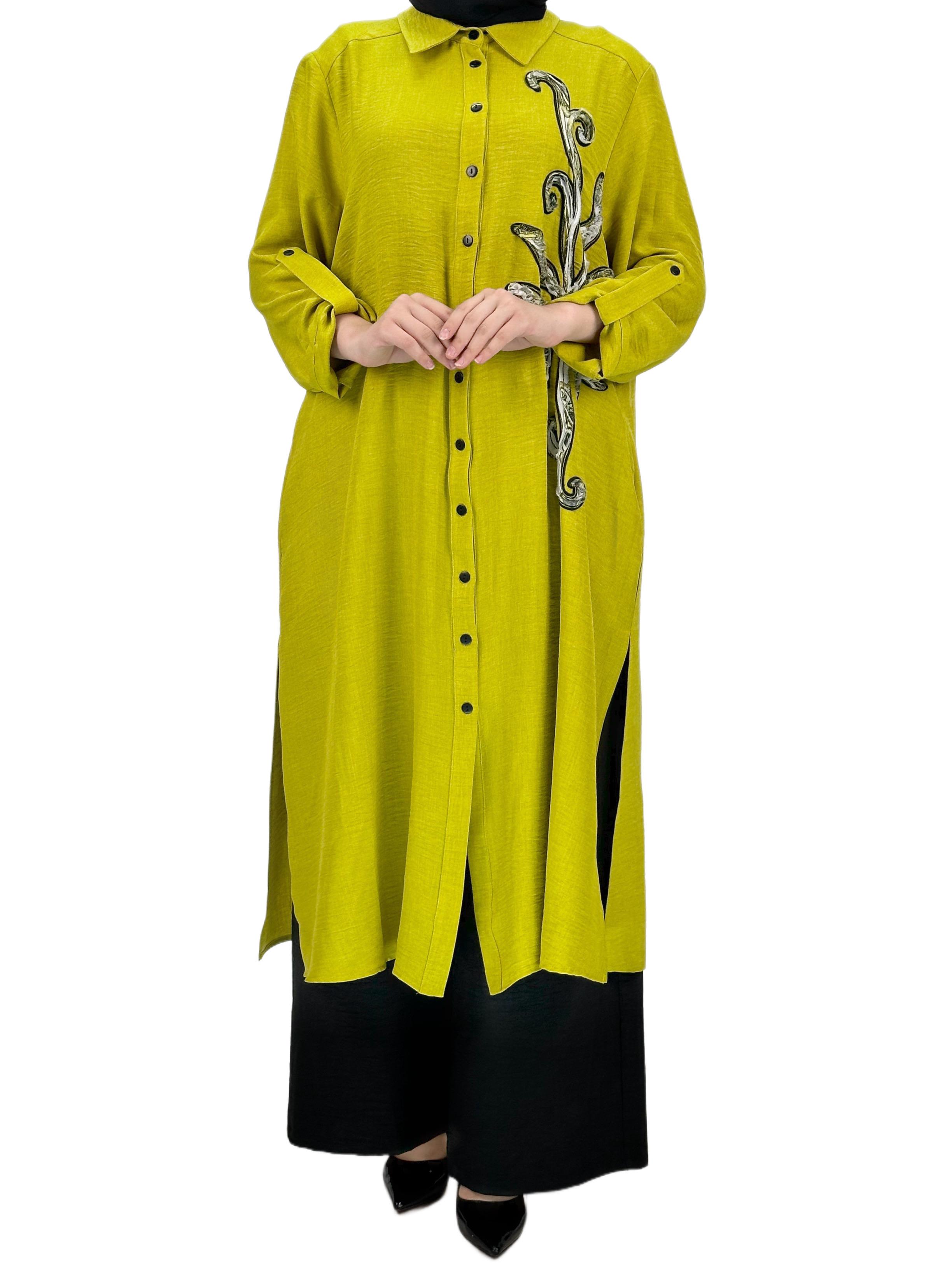 Pantolonlu Takım Fıstık Yeşili OTW42870