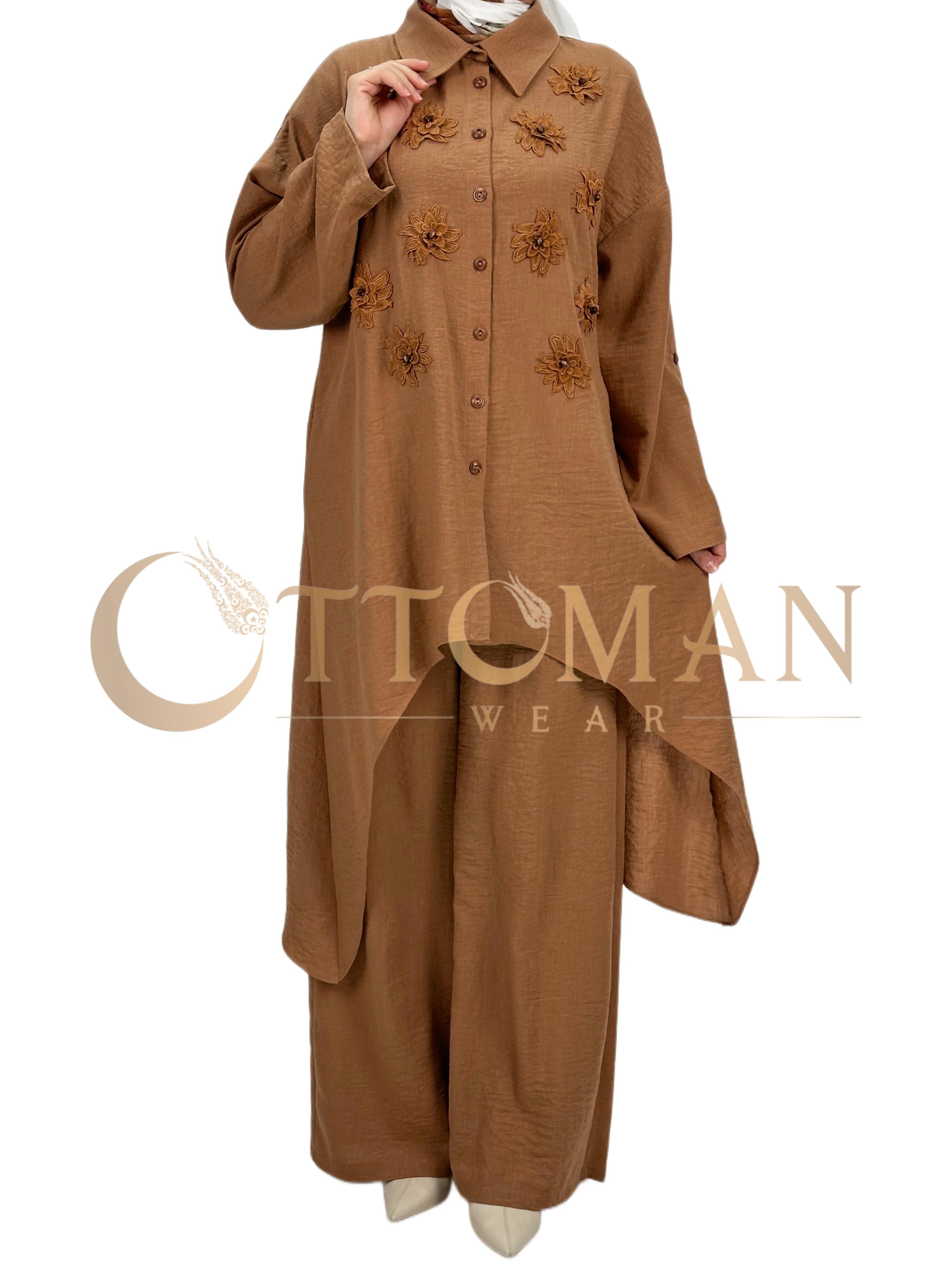 Pantolonlu Takım Kiremit OTW42835
