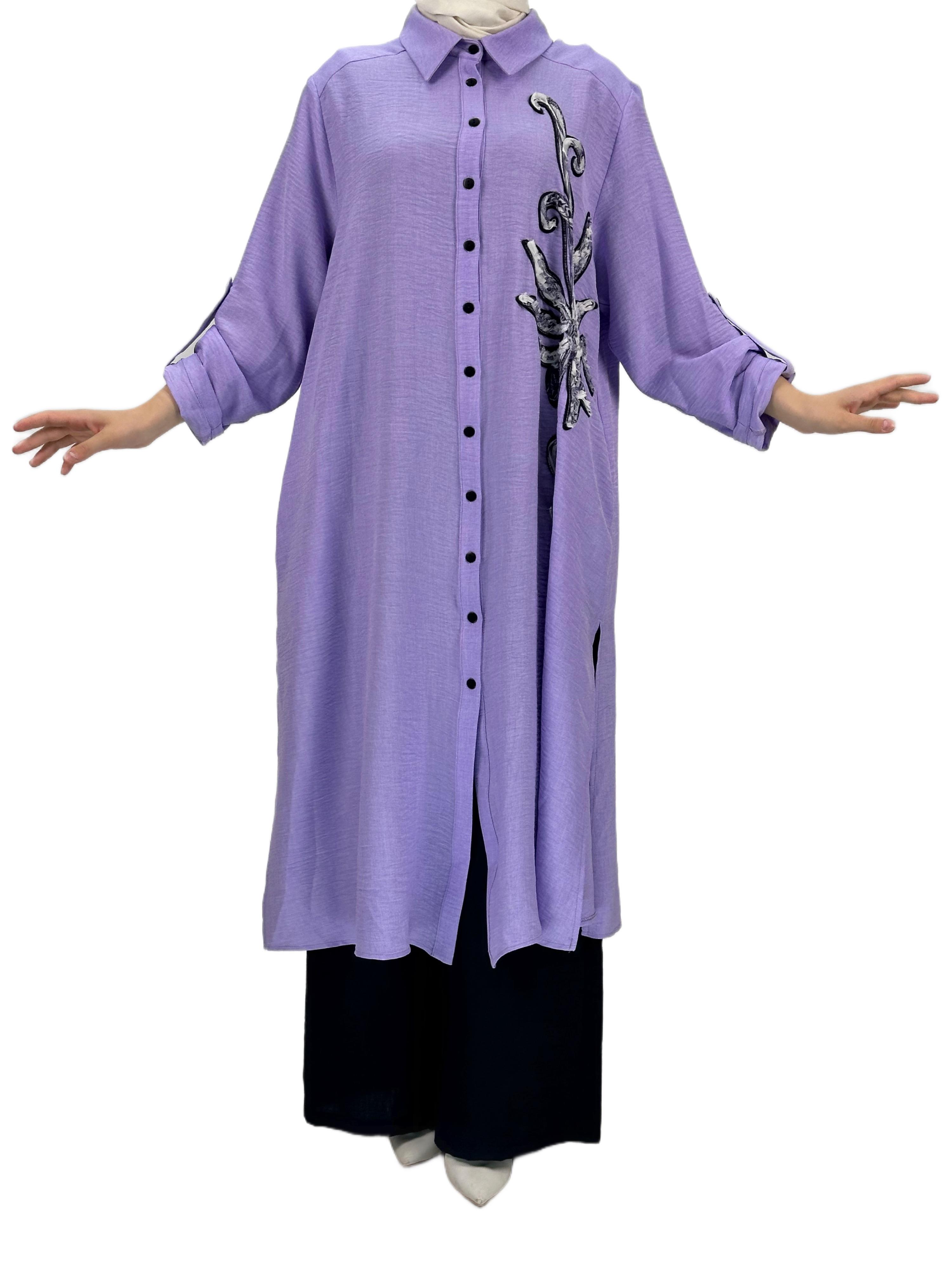 Pantolonlu Takım Lila OTW42870