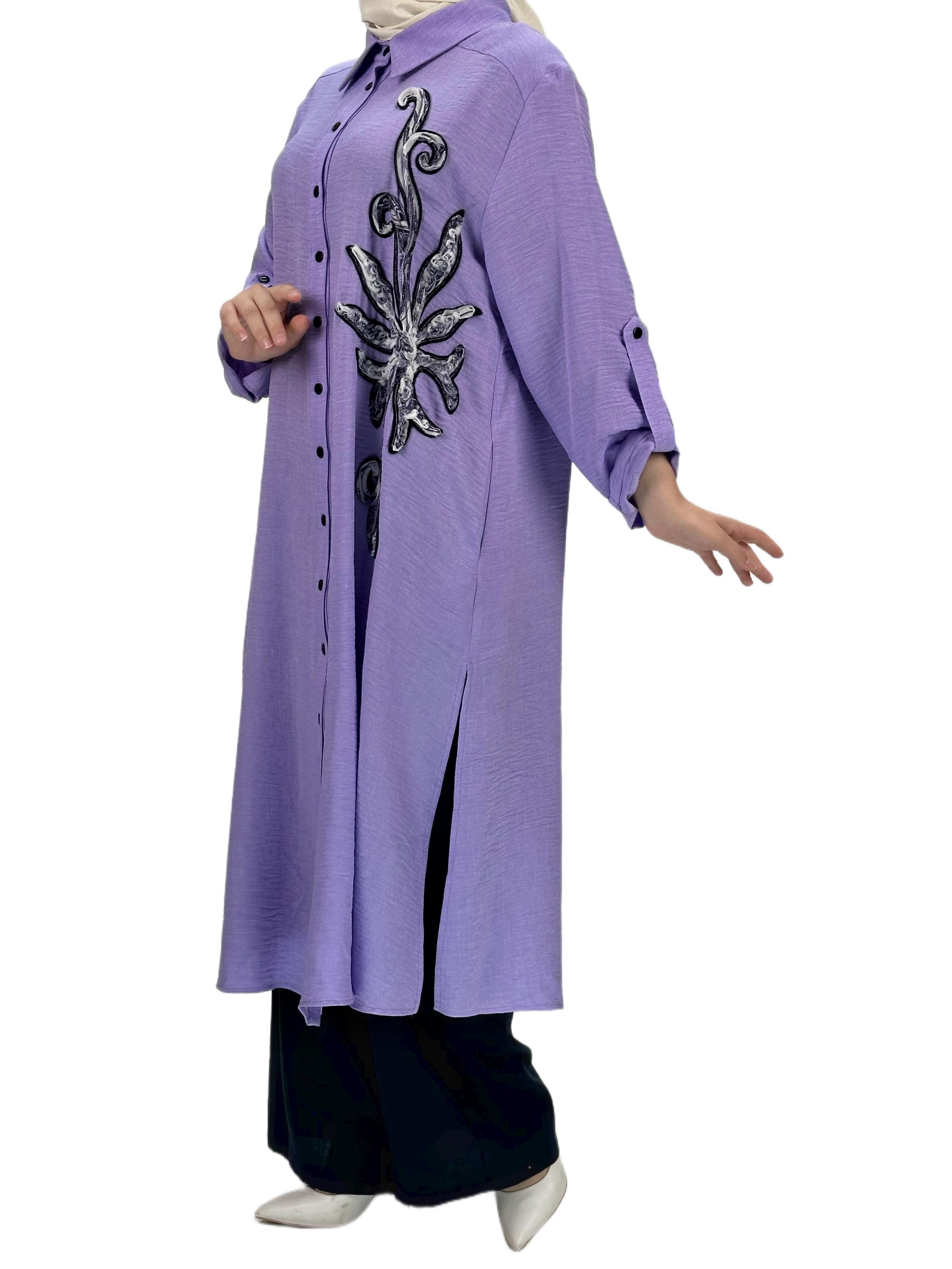 Pantolonlu Takım Lila OTW42870