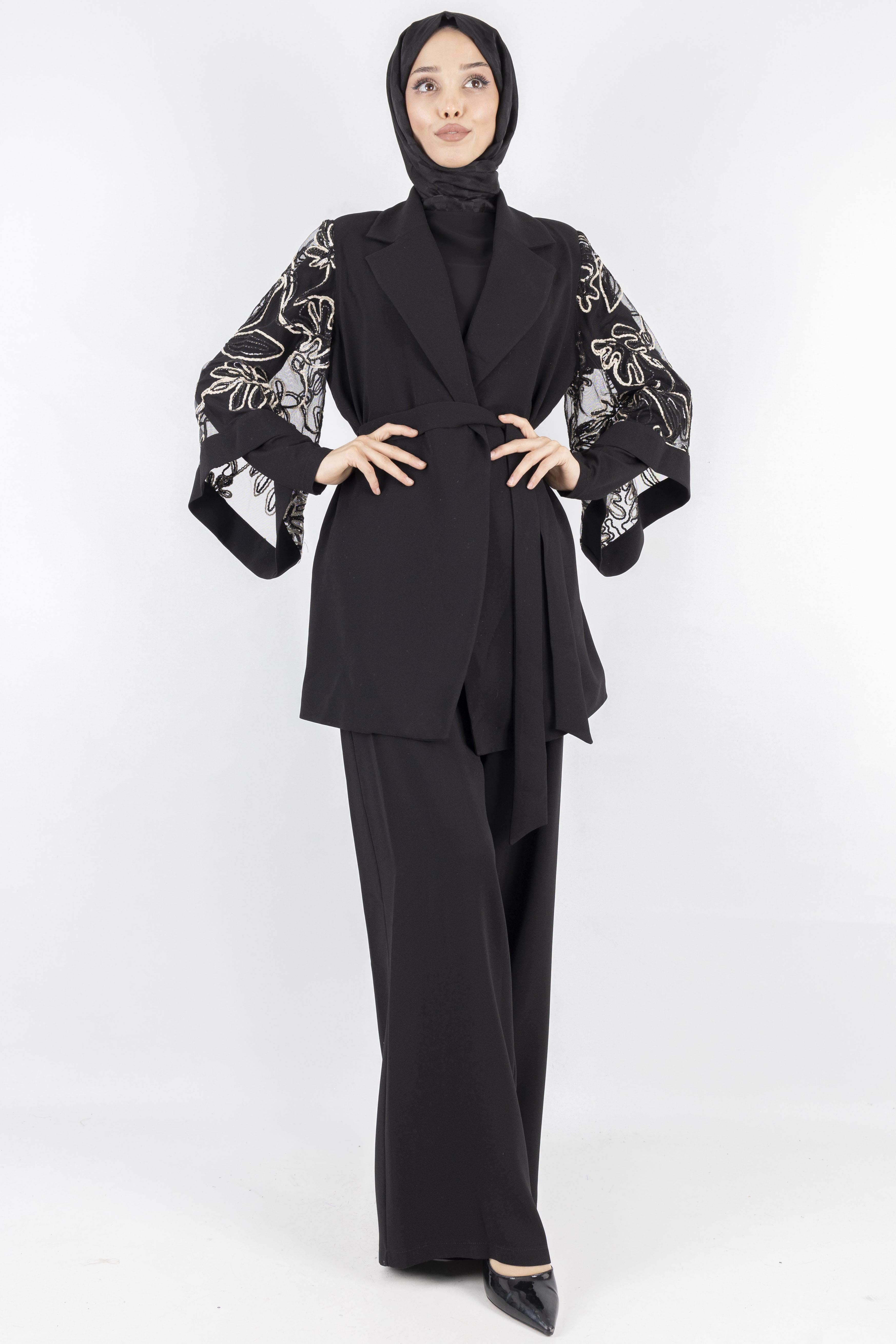 Pantolonlu Takım Siyah OTW43840