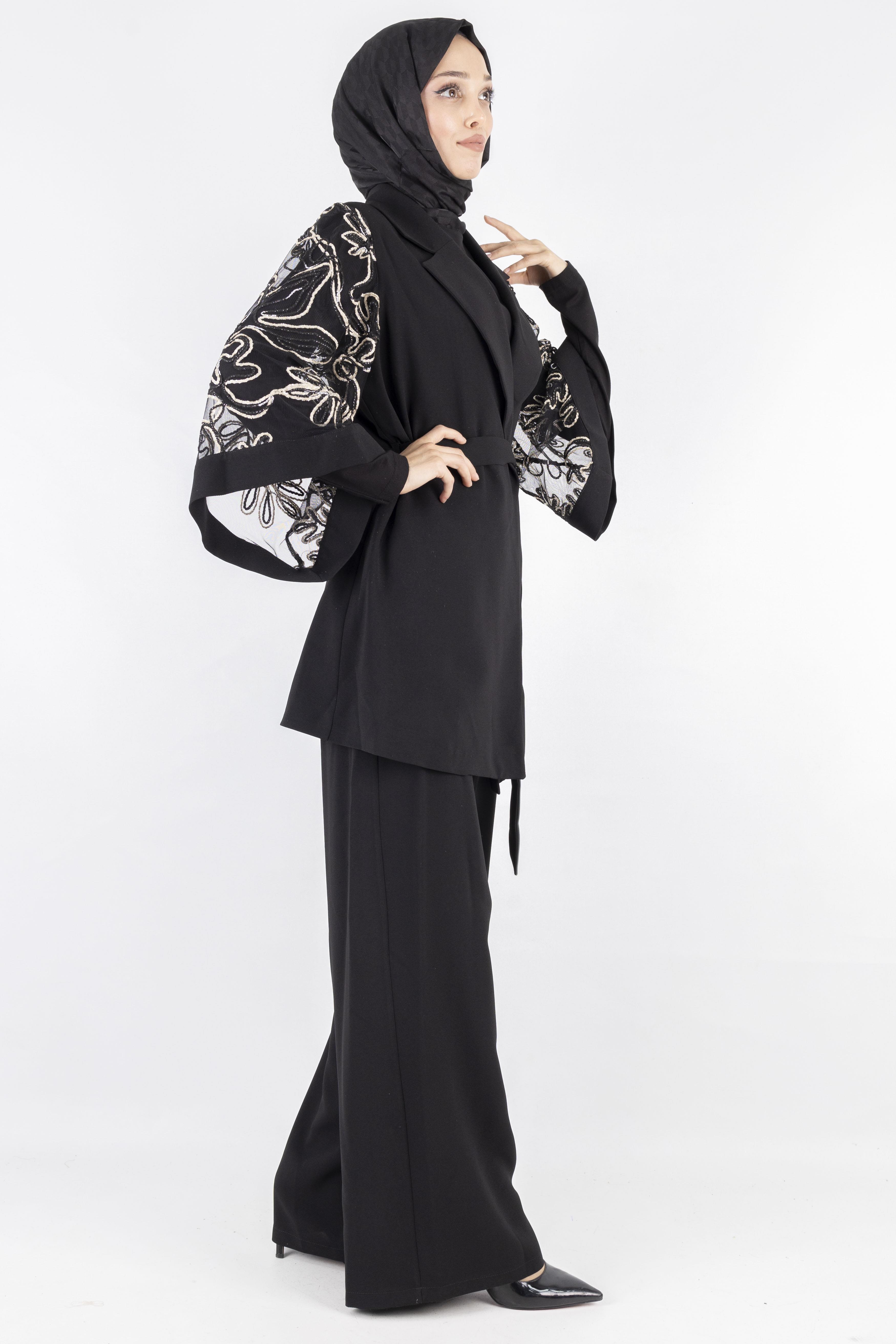 Pantolonlu Takım Siyah OTW43840