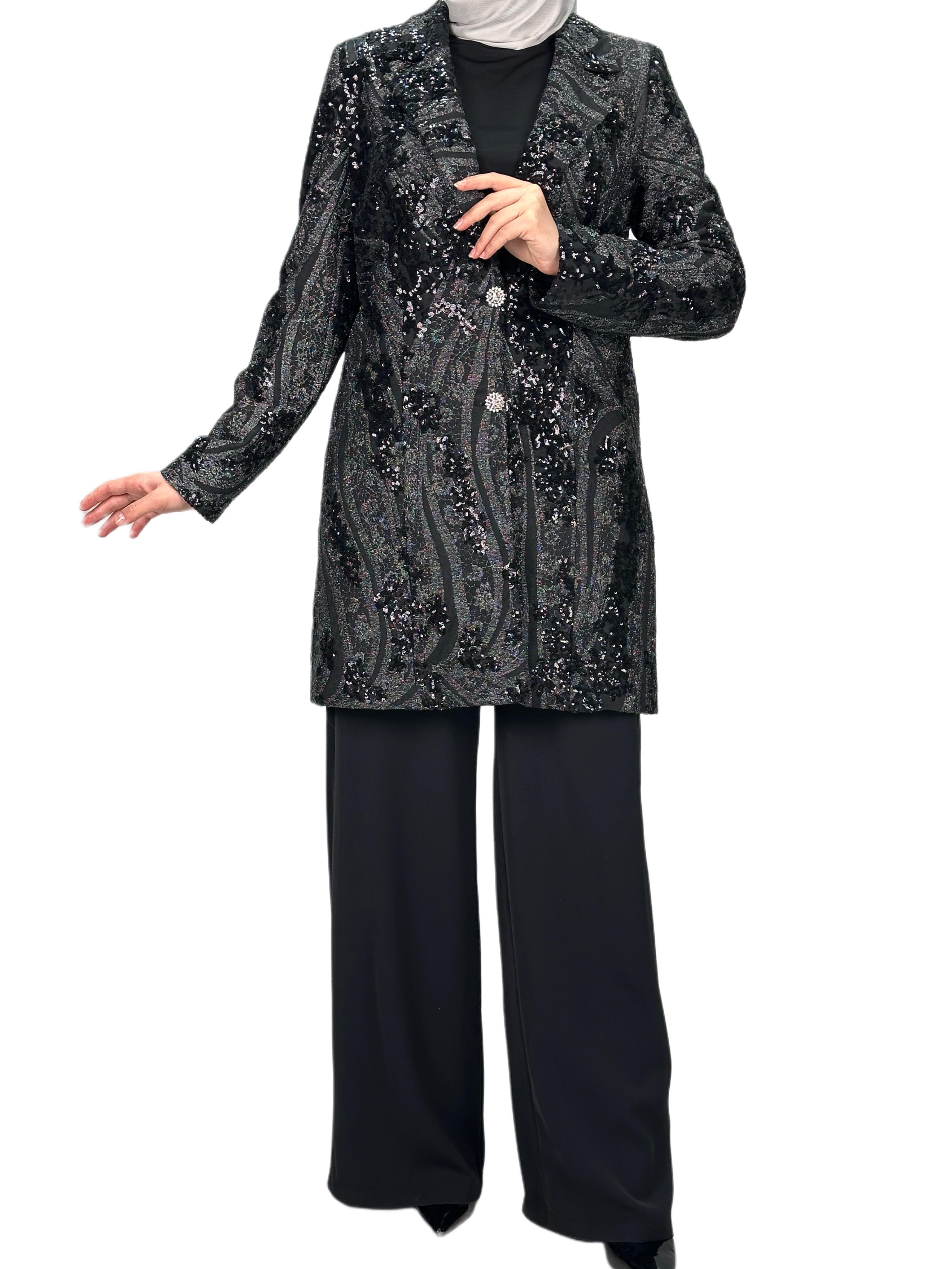 Pantolonlu Takım Siyah OTW70514