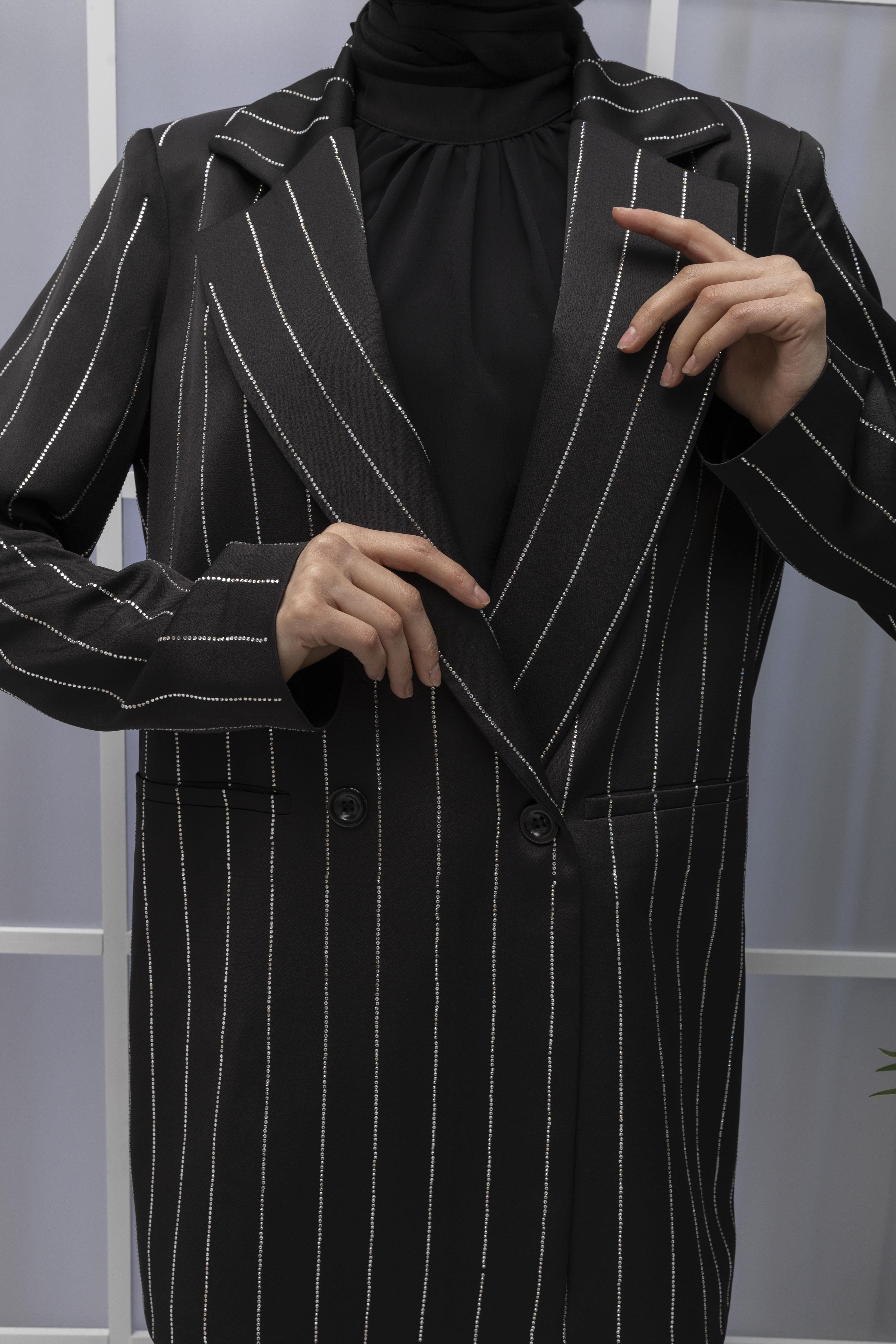 Pantolonlu Takım Siyah OTW8492